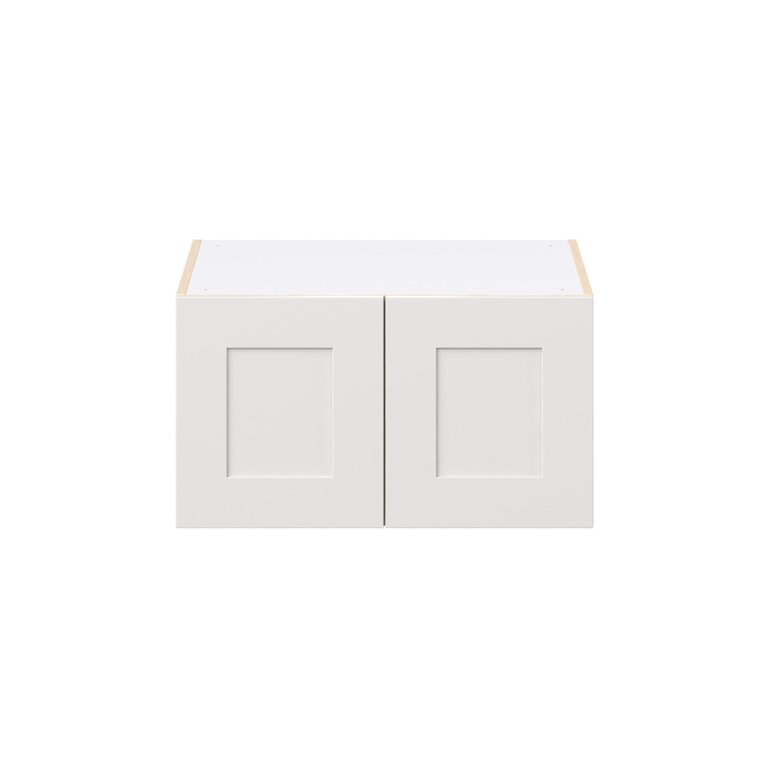 Candler 27 in. Painted Warm White Bridge Wall Cabinet