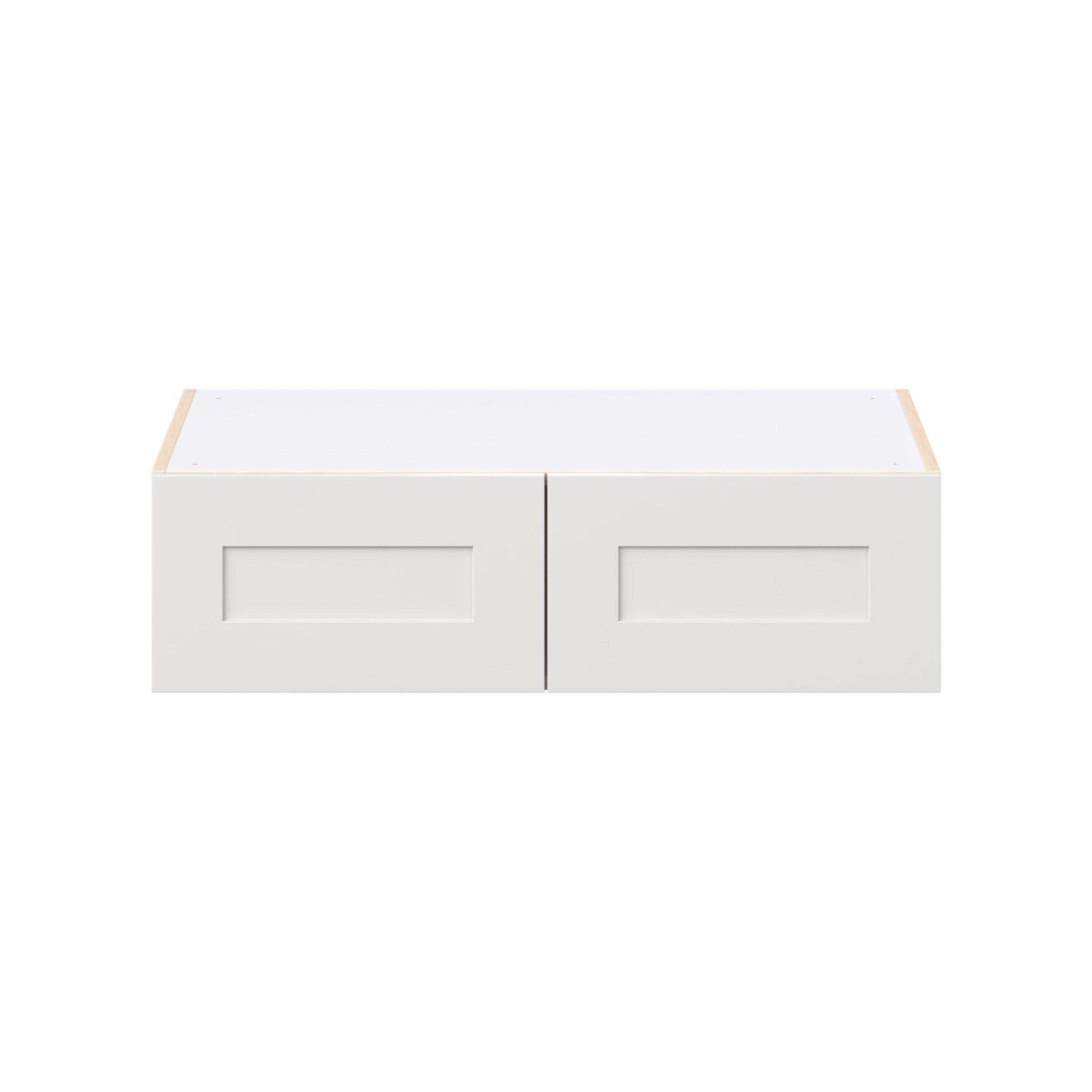 Candler 36 in. Painted Warm White Bridge Wall Cabinet
