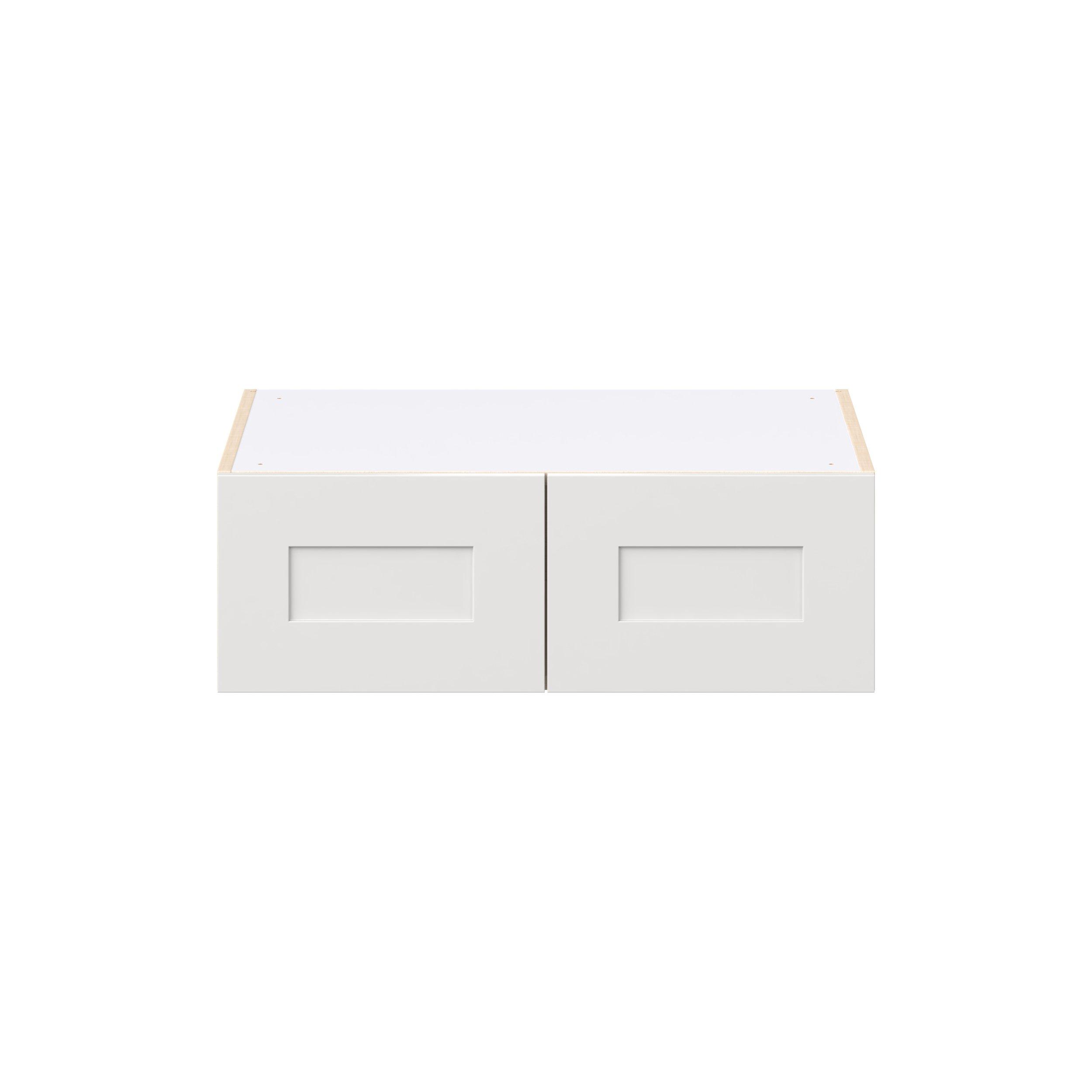 Candler 30 in. Painted Warm White Bridge Wall Cabinet