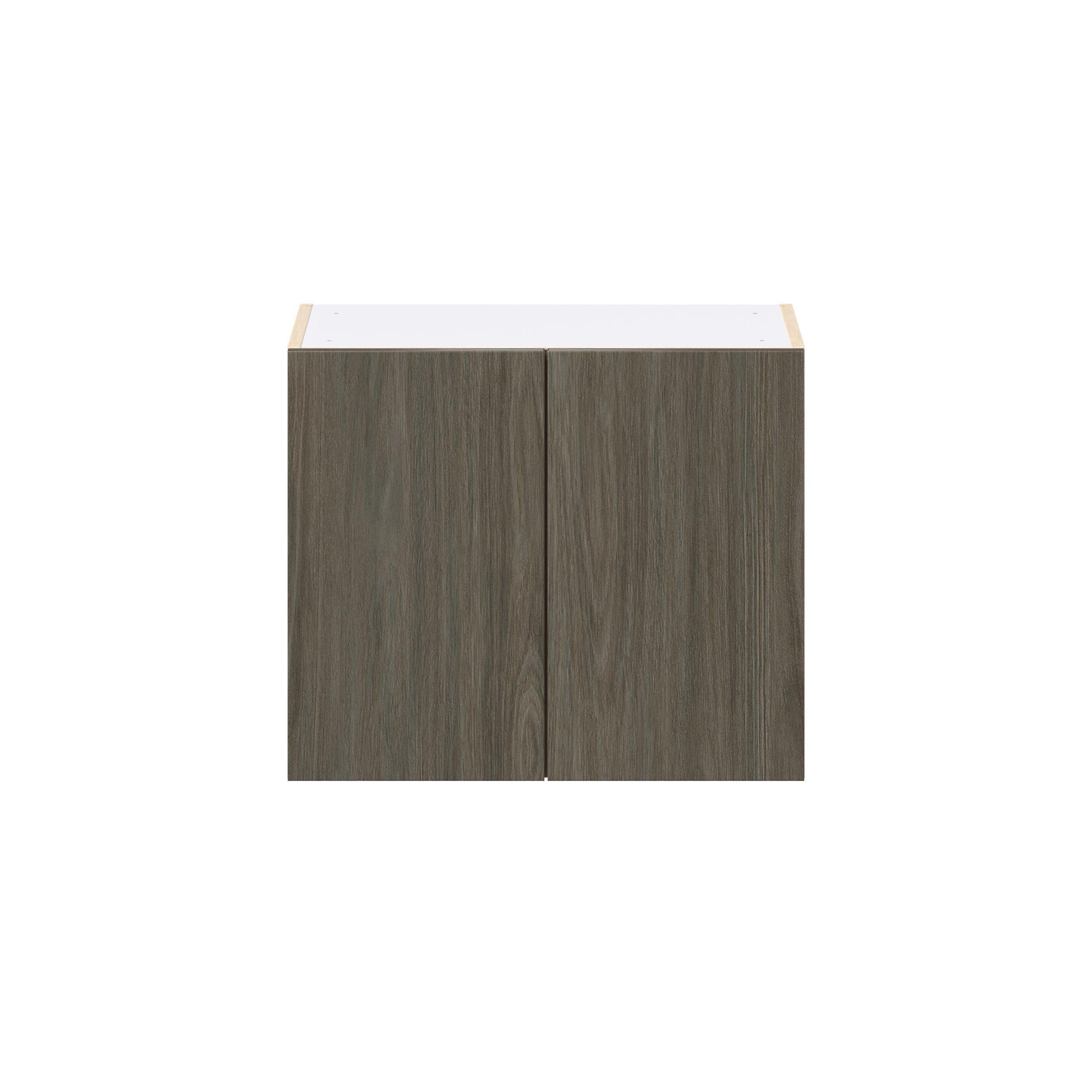 Glenwood 24 in. Burnt Walnut Bridge Wall Cabinet