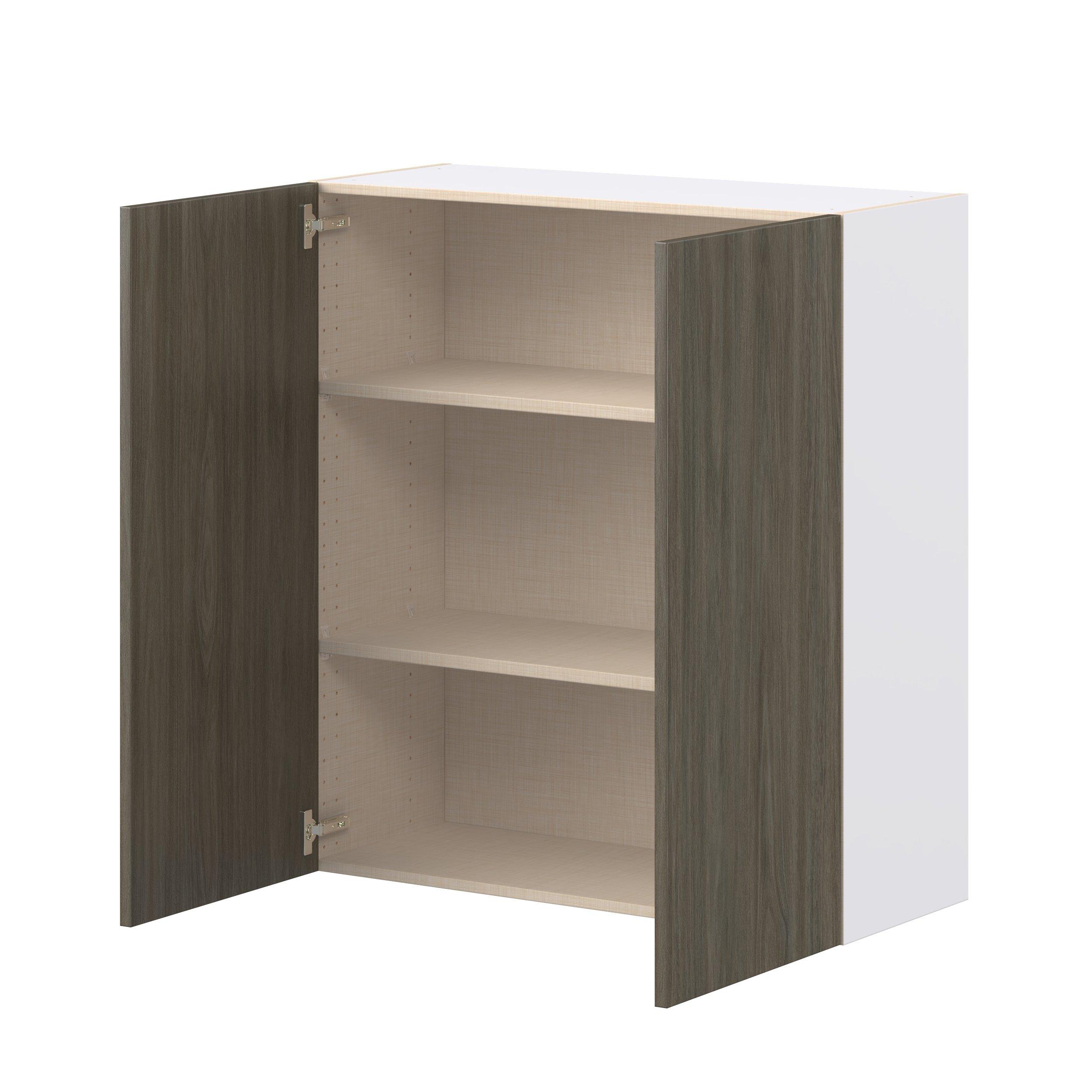 Glenwood 36 in. Burnt Walnut Door Wall Cabinet