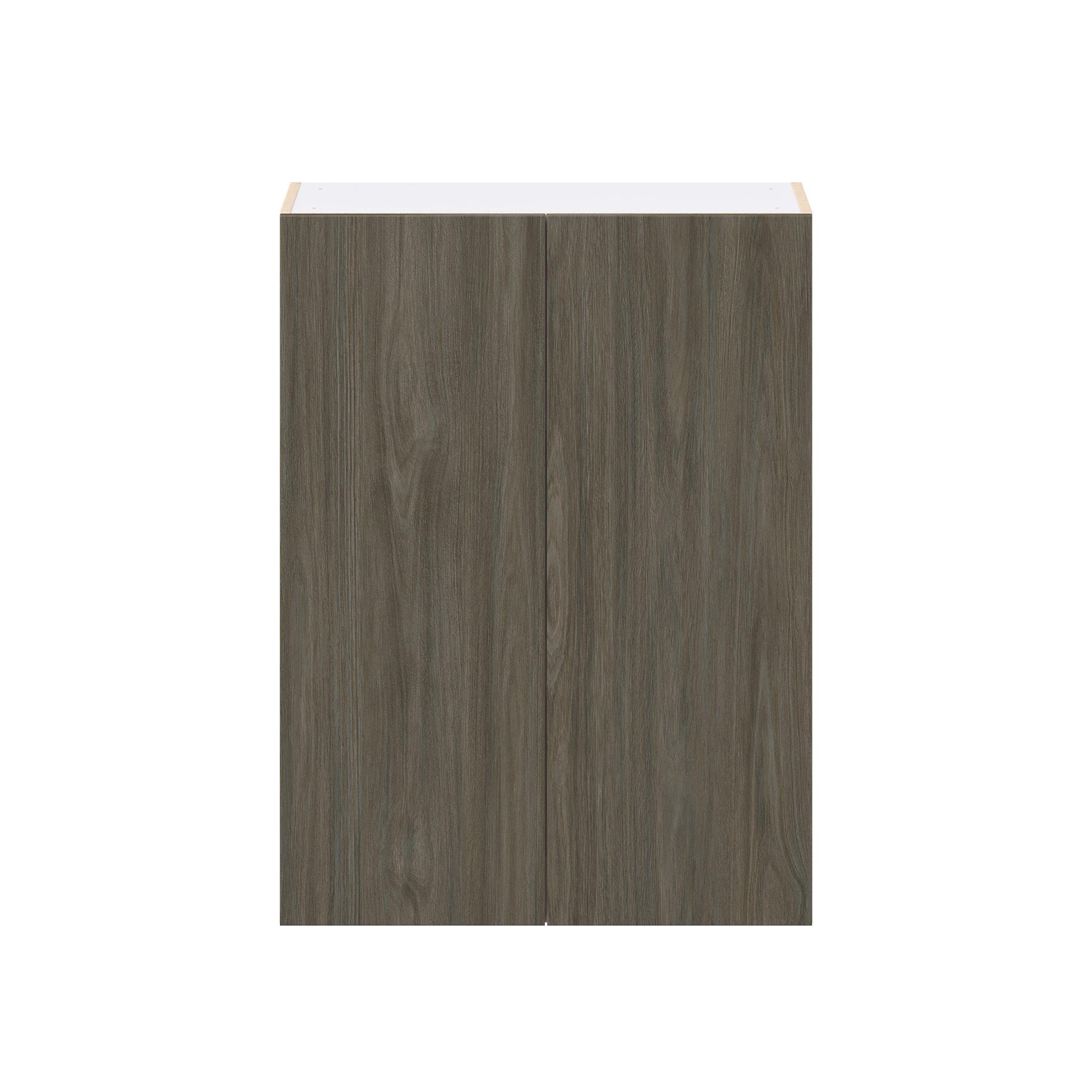 Glenwood 30 in. Burnt Walnut Door Wall Cabinet