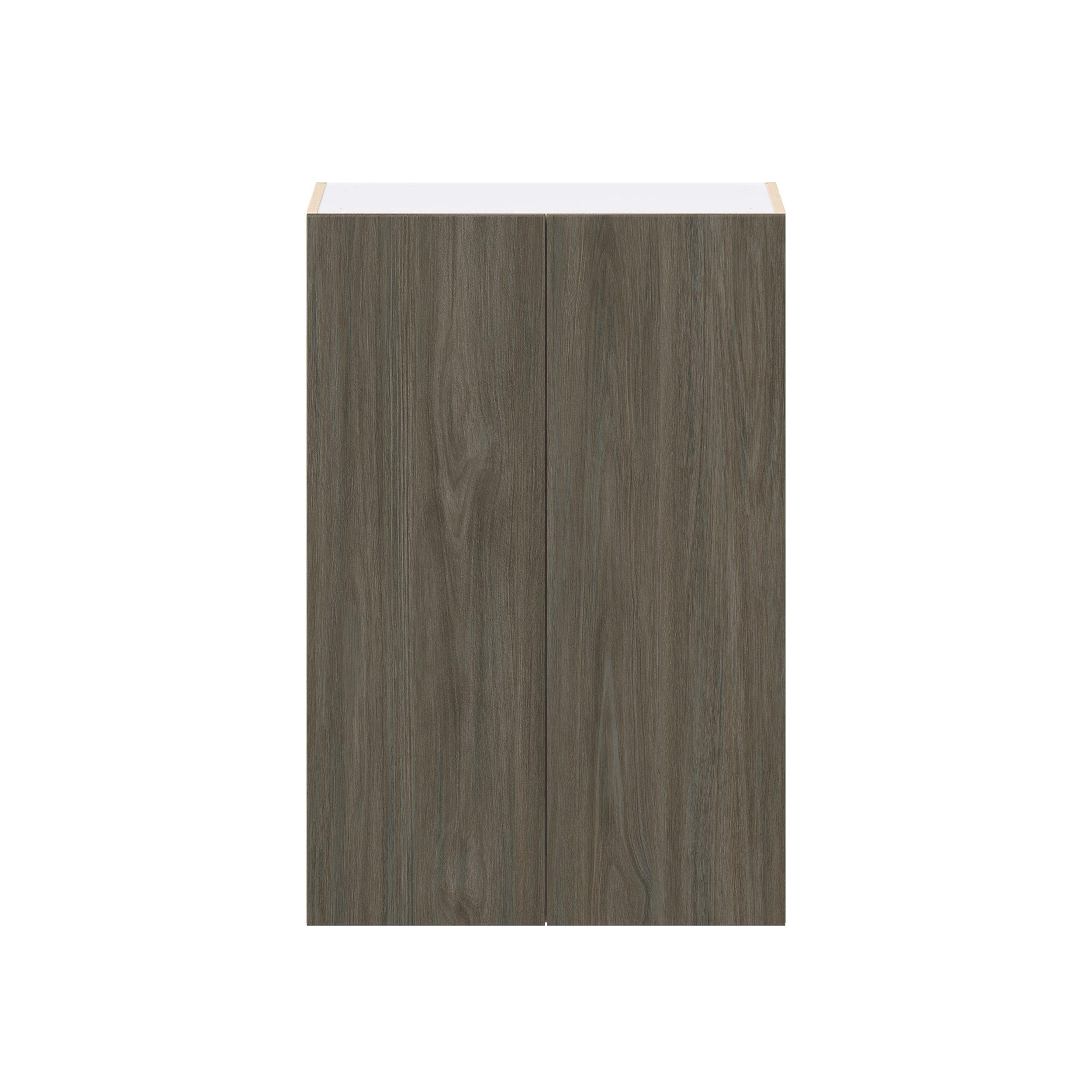 Glenwood 27 in. Burnt Walnut Door Wall Cabinet