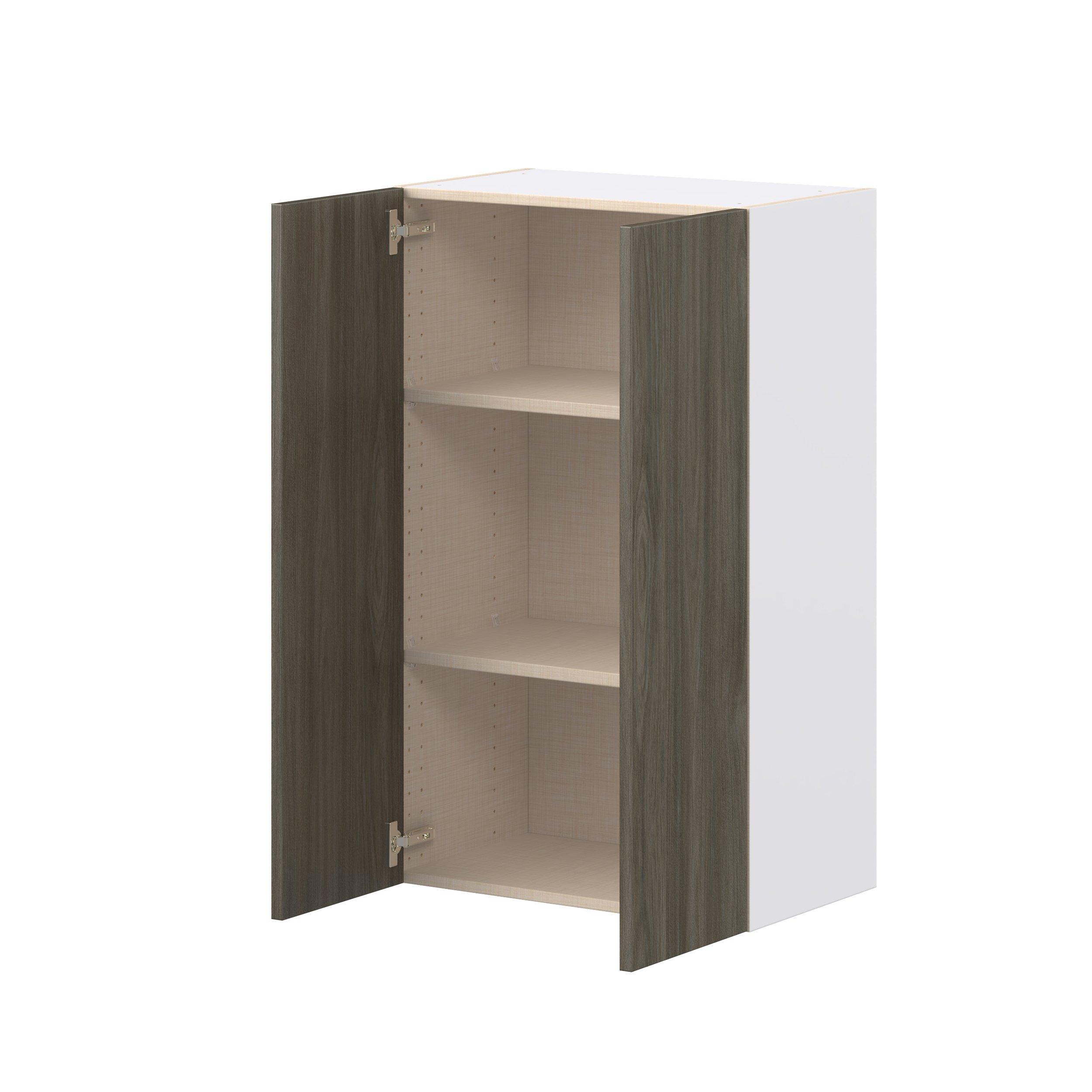 Glenwood 24 in. Burnt Walnut Door Wall Cabinet