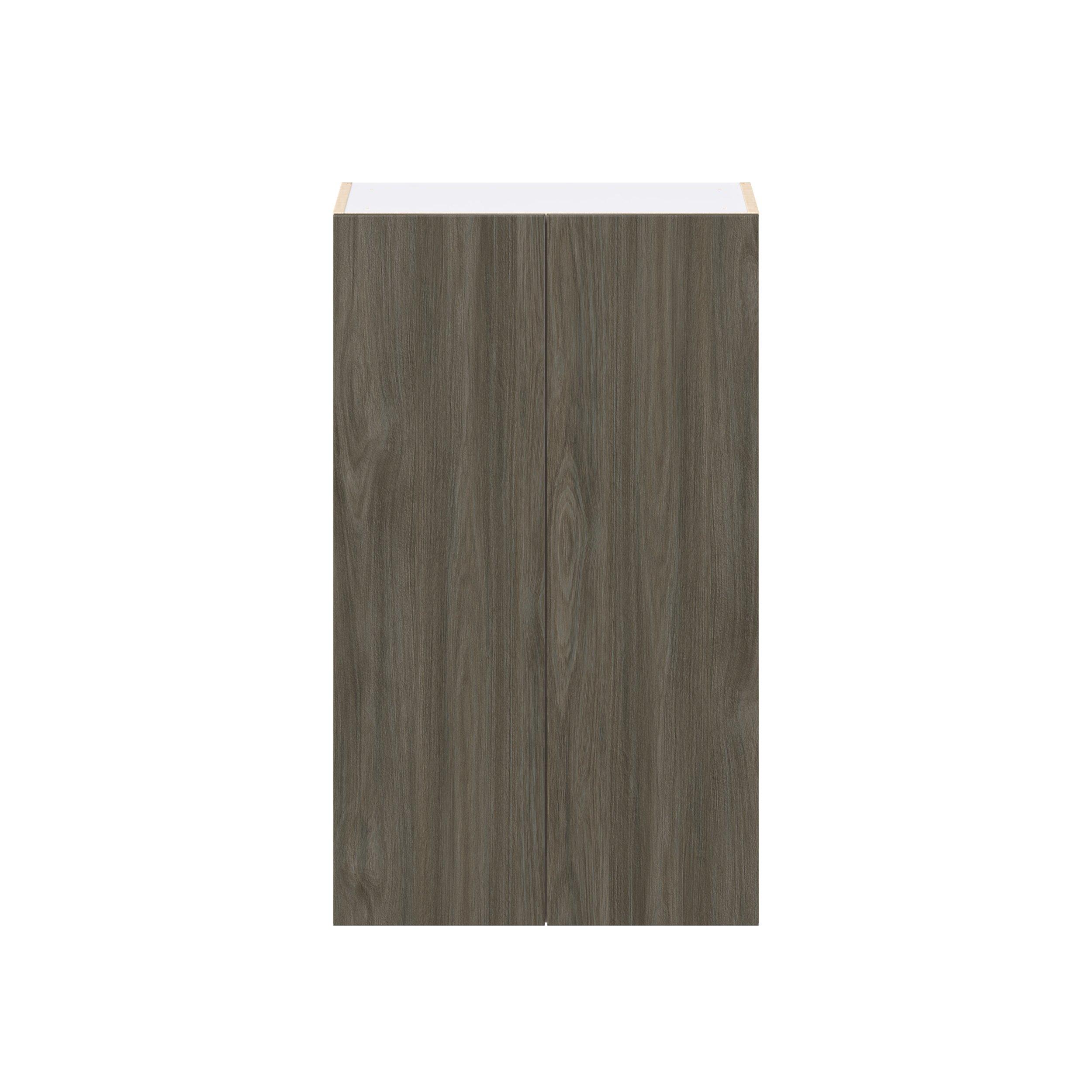 Glenwood 24 in. Burnt Walnut Door Wall Cabinet