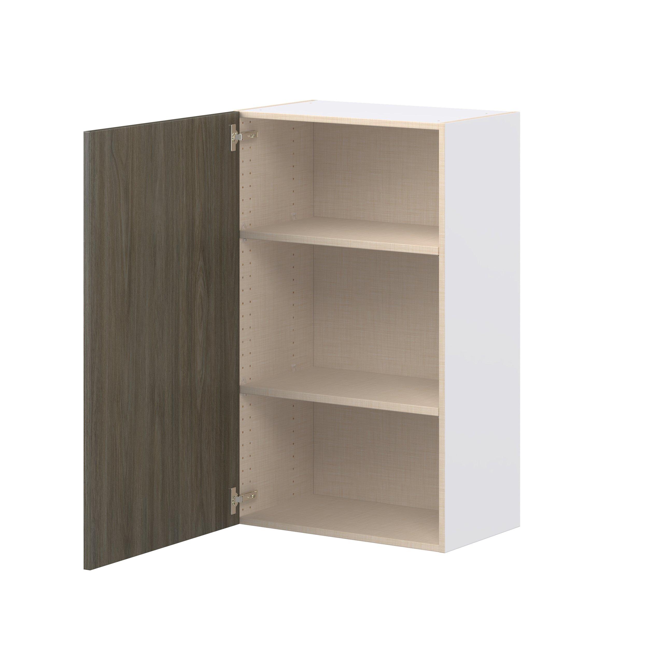 Glenwood 24 in. Burnt Walnut Door Wall Cabinet