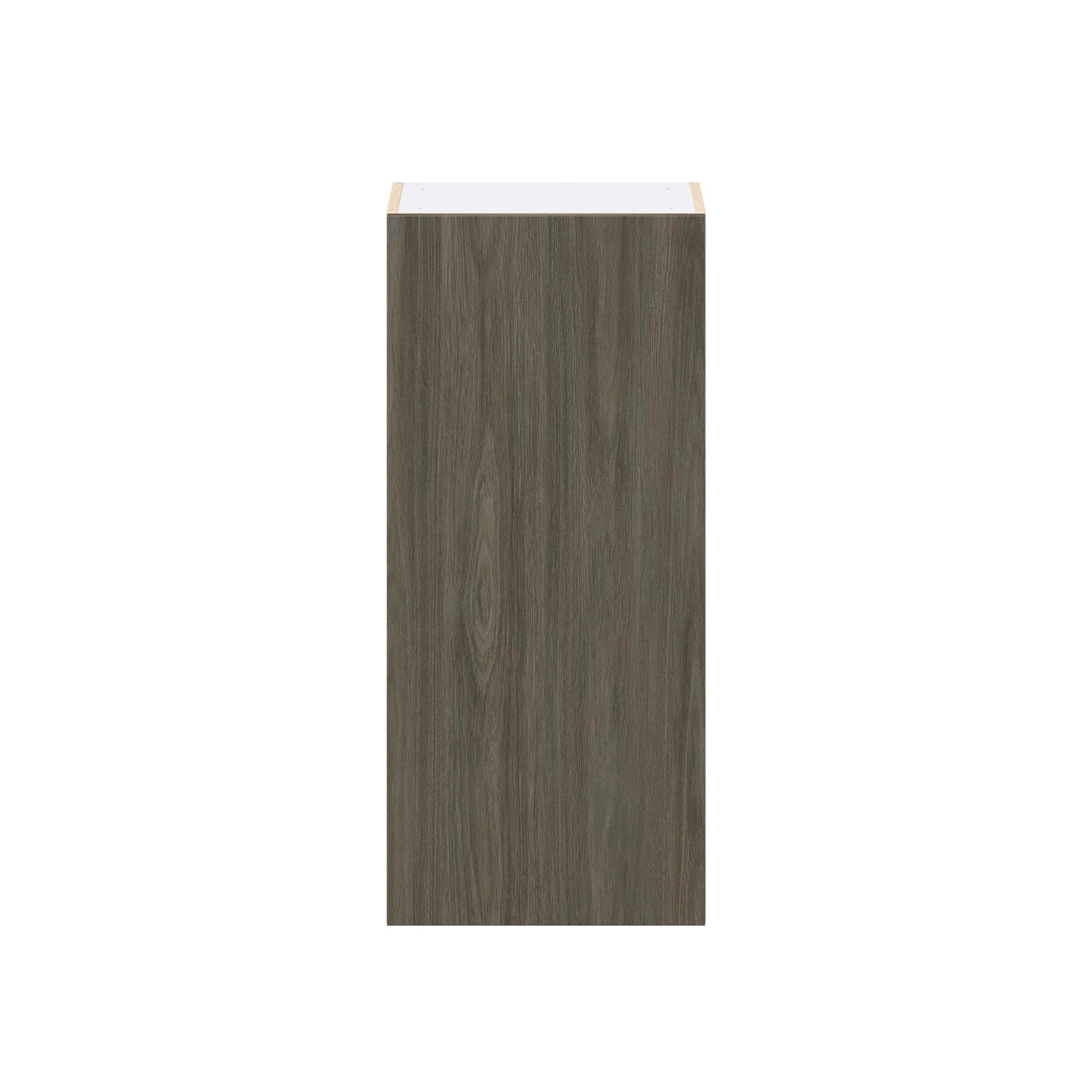 Glenwood 18 in. Burnt Walnut Door Wall Cabinet