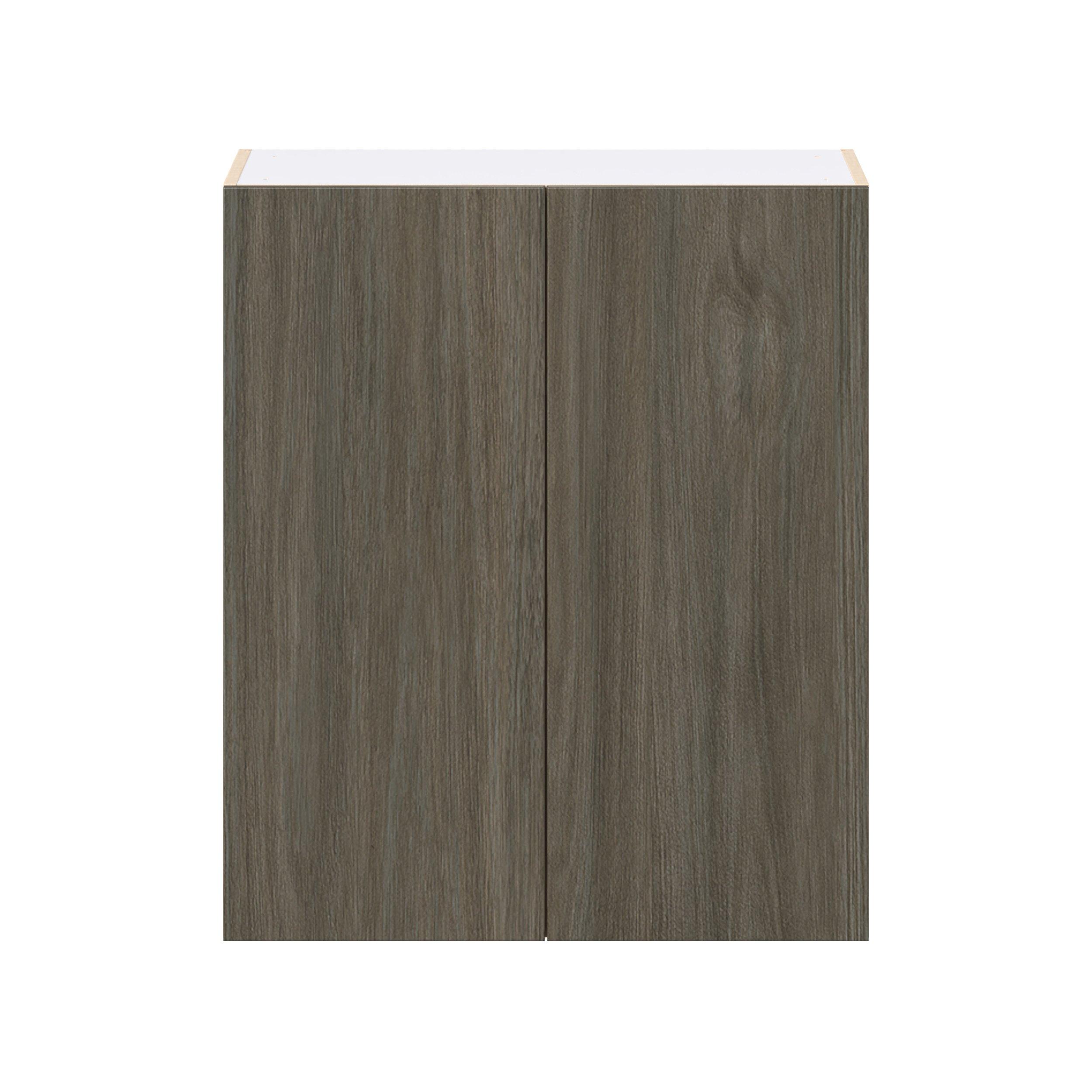 Glenwood 30 in. Burnt Walnut Door Wall Cabinet