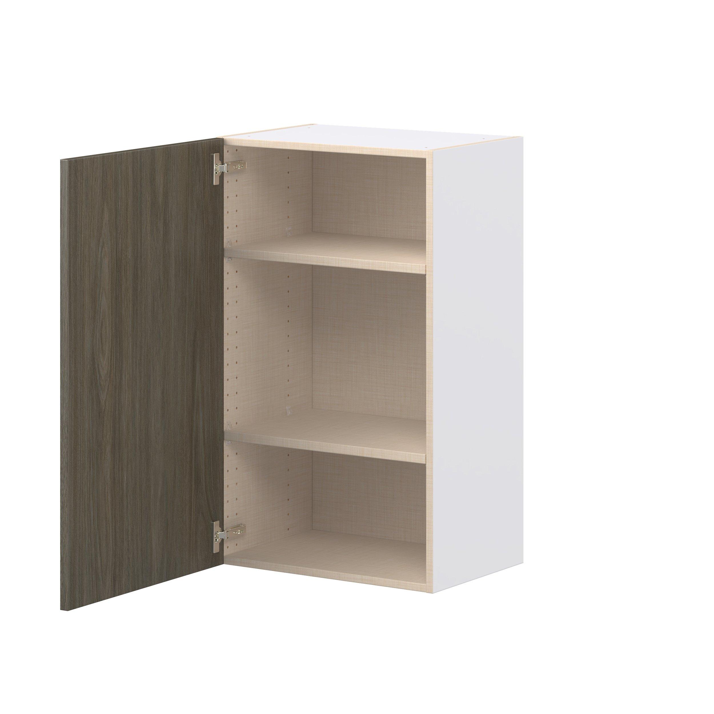 Glenwood 21 in. Burnt Walnut Door Wall Cabinet