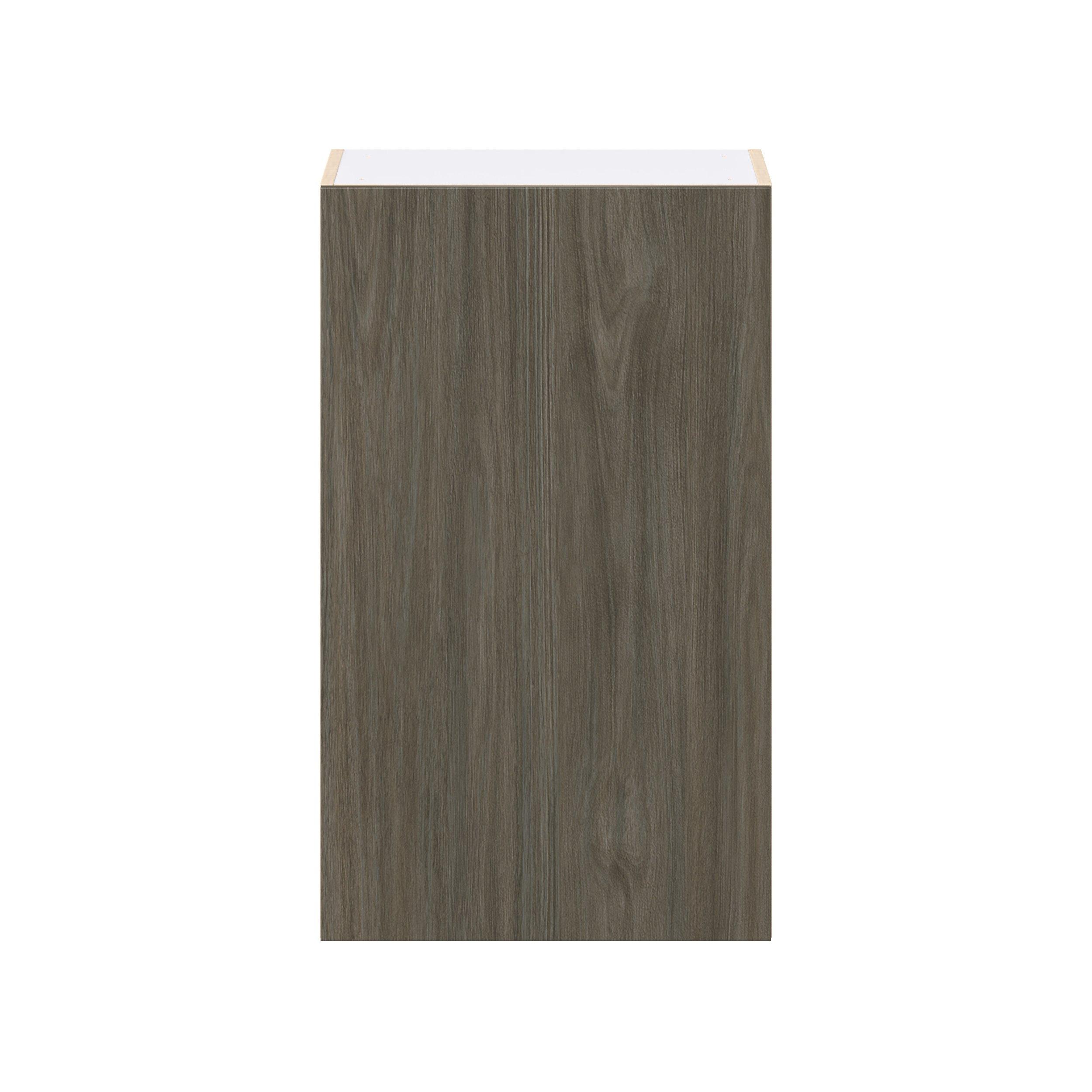 Glenwood 21 in. Burnt Walnut Door Wall Cabinet