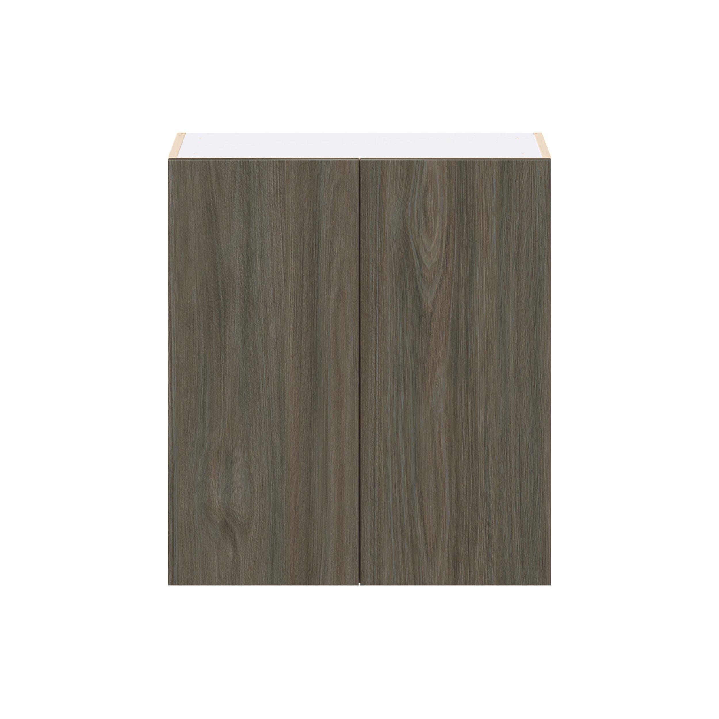 Glenwood 27 in. Burnt Walnut Door Wall Cabinet