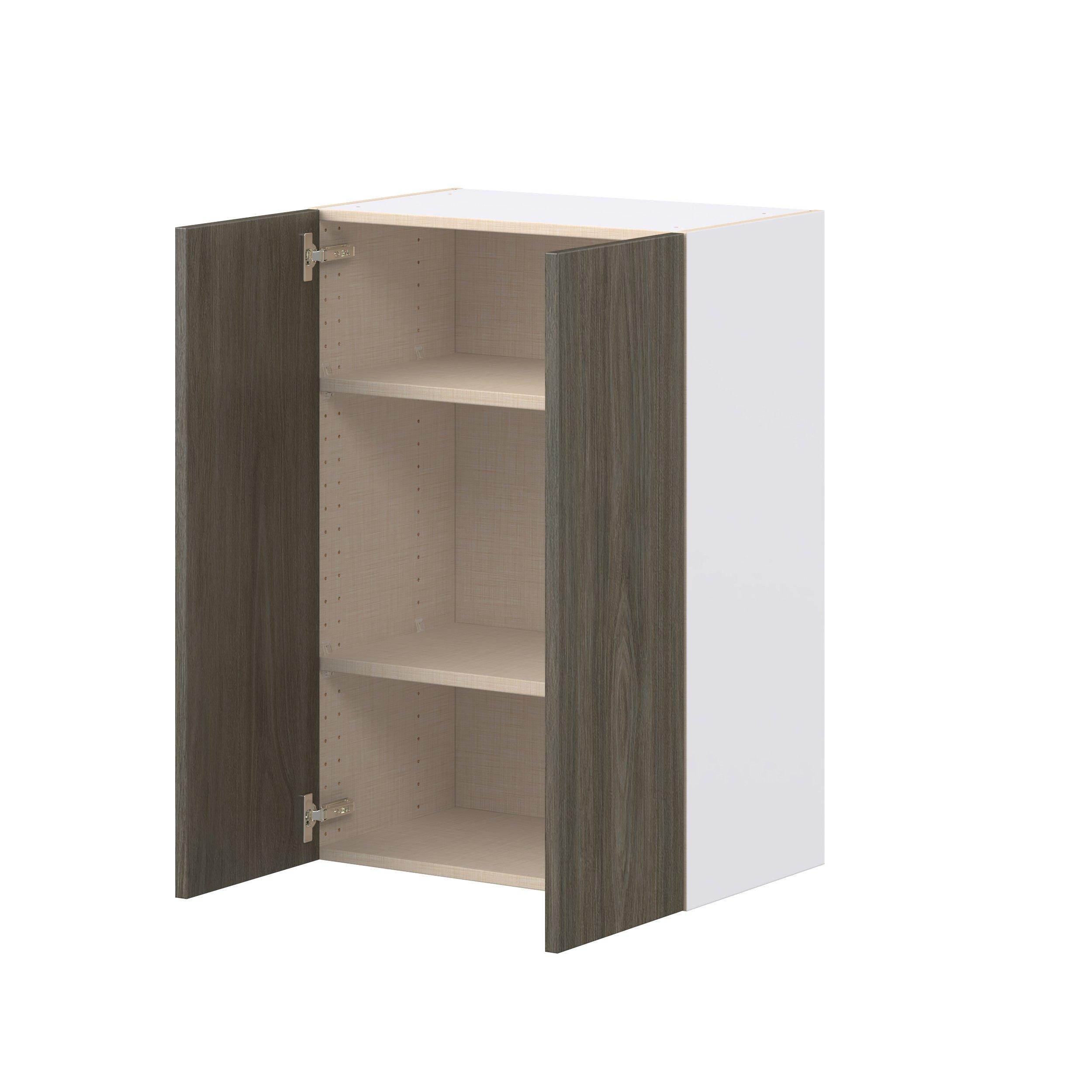 Glenwood 24 in. Burnt Walnut Door Wall Cabinet