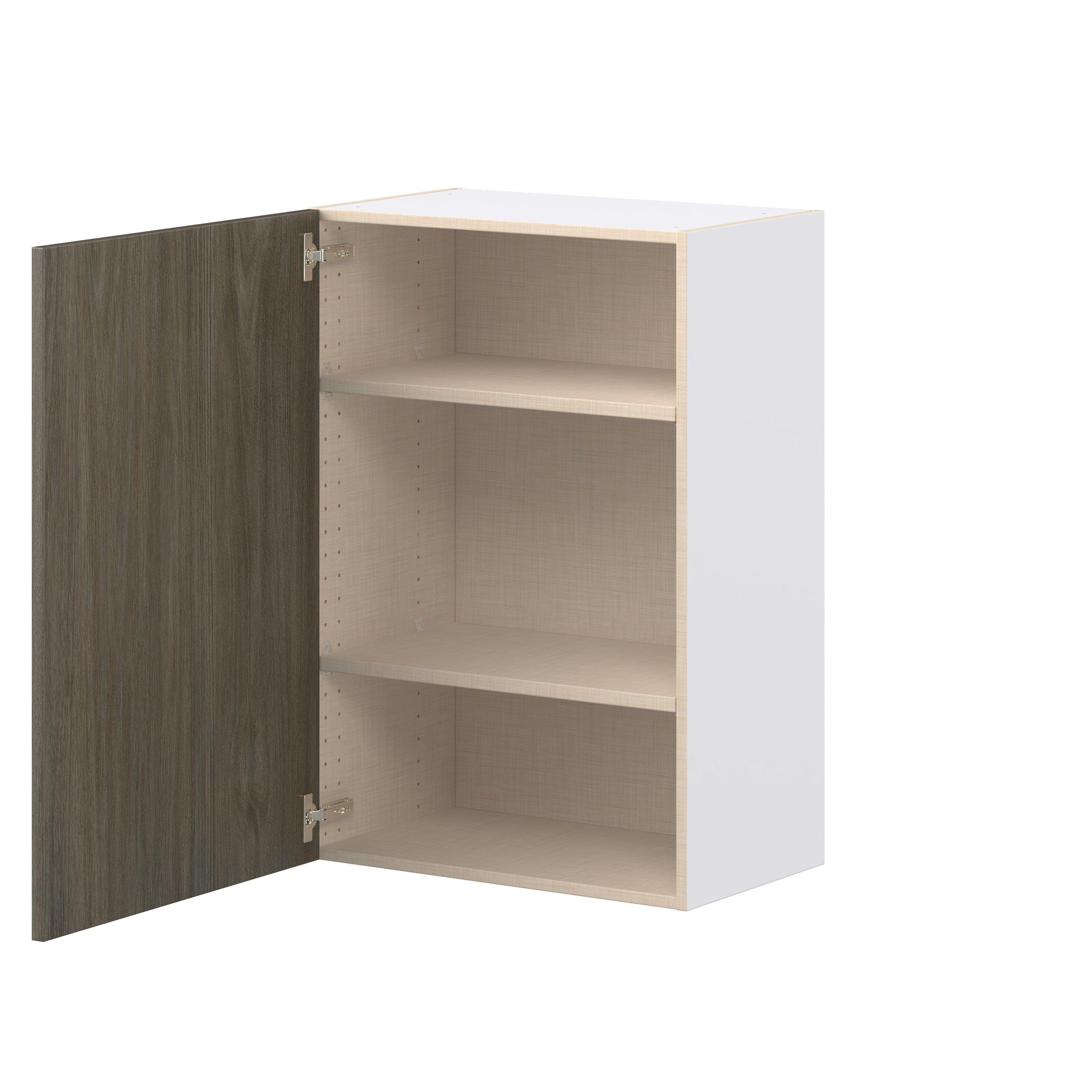 Glenwood 24 in. Burnt Walnut Door Wall Cabinet