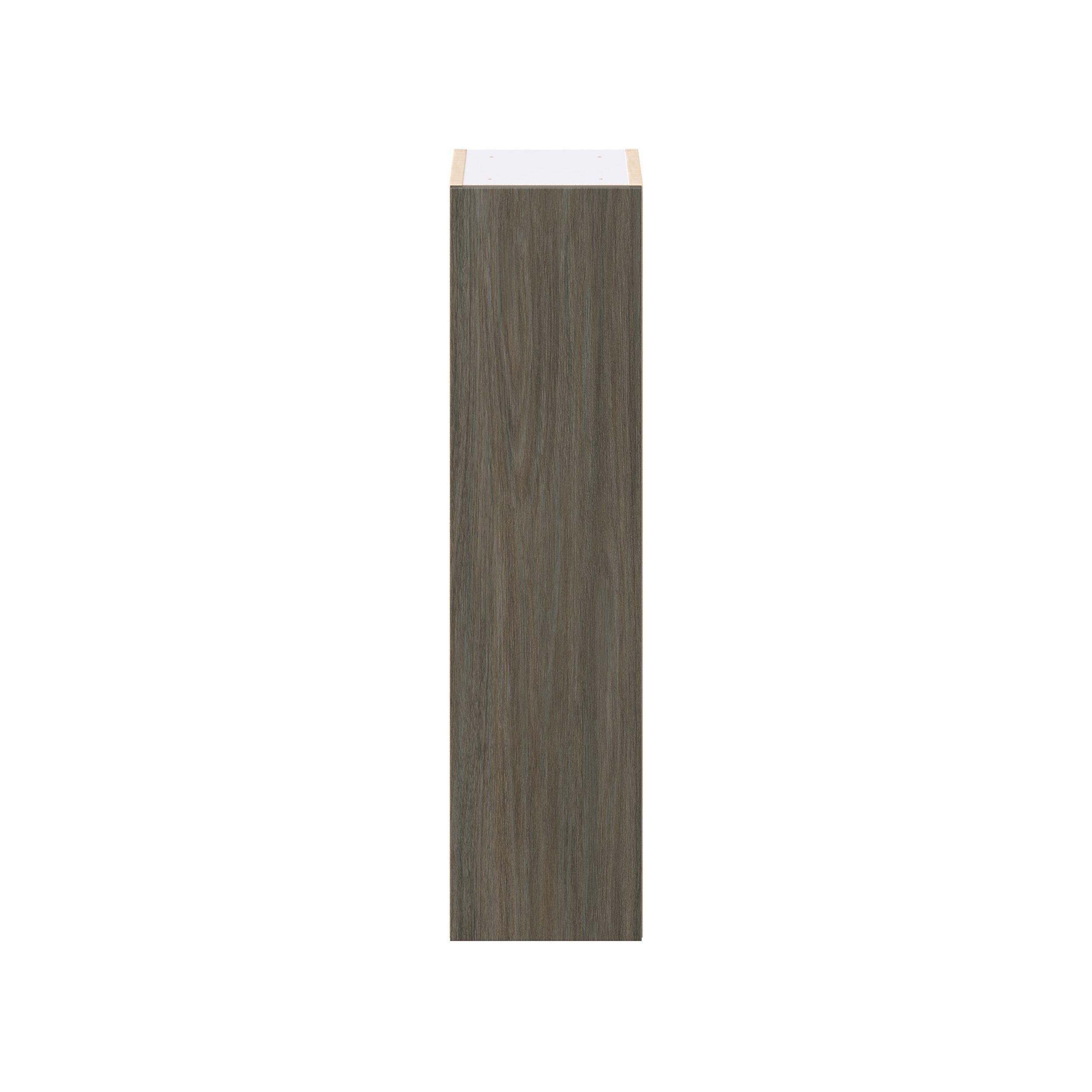 Glenwood 9 in. Burnt Walnut Door Wall Cabinet