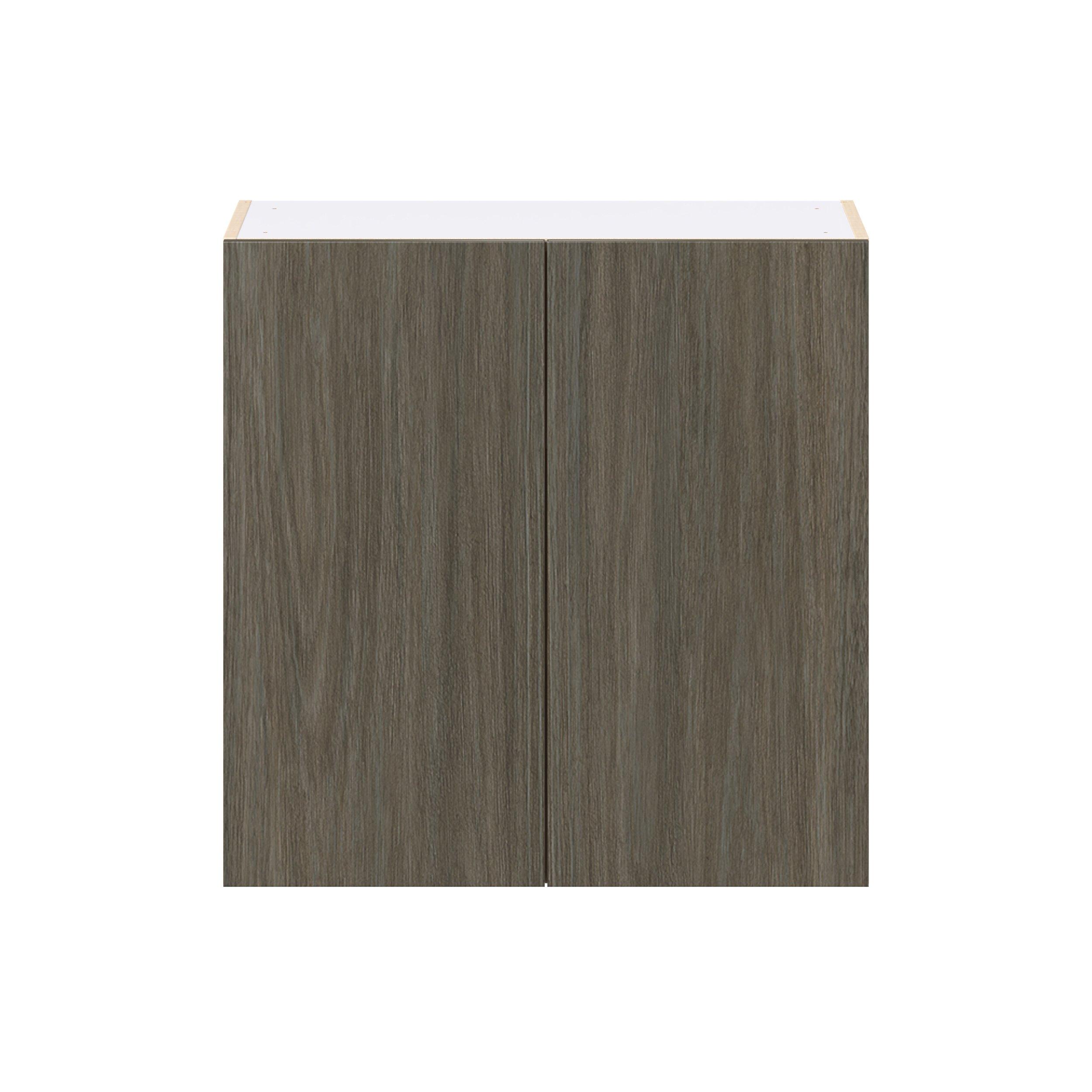 Glenwood 30 in. Burnt Walnut Door Wall Cabinet