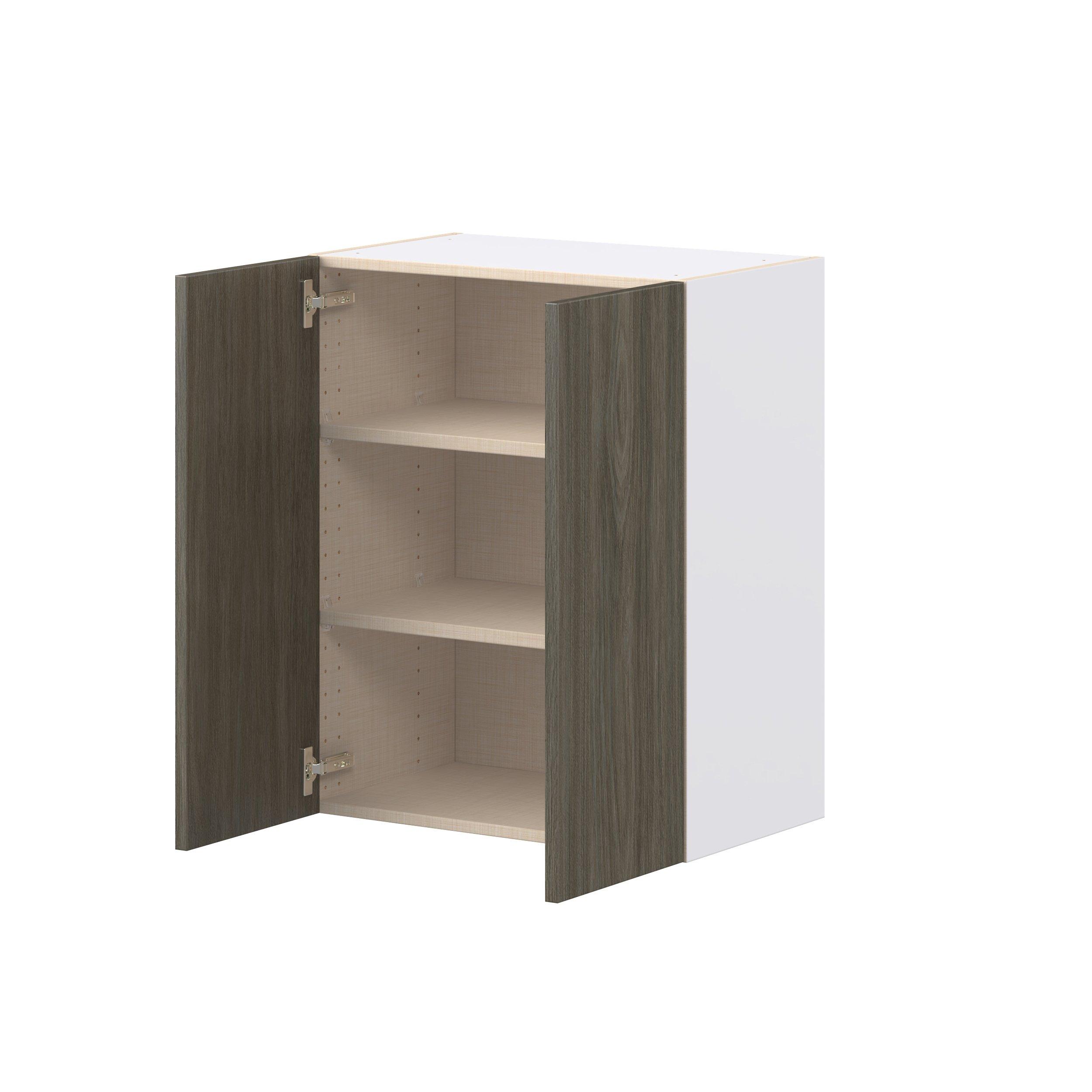 Glenwood 24 in. Burnt Walnut Door Wall Cabinet
