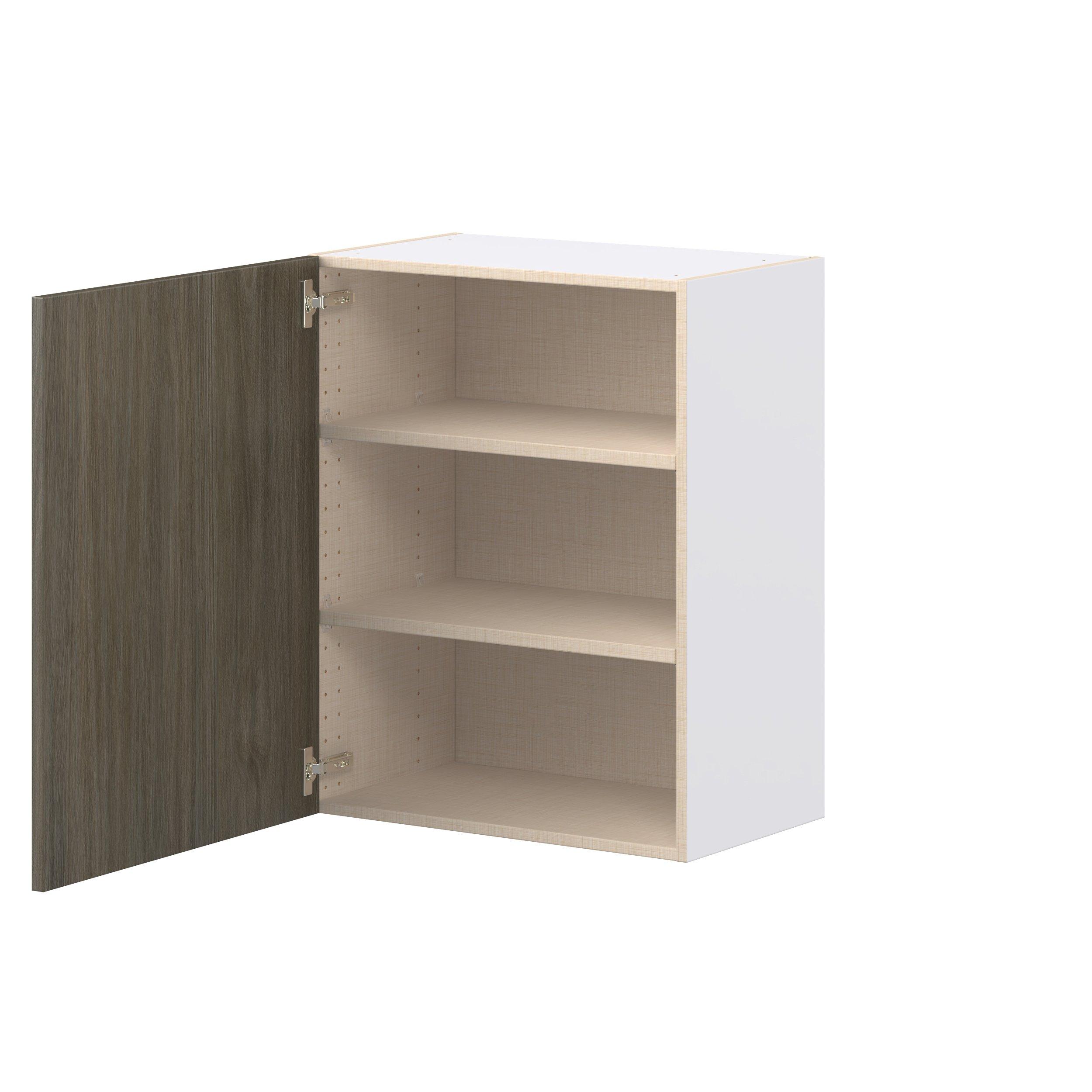 Glenwood 24 in. Burnt Walnut Door Wall Cabinet
