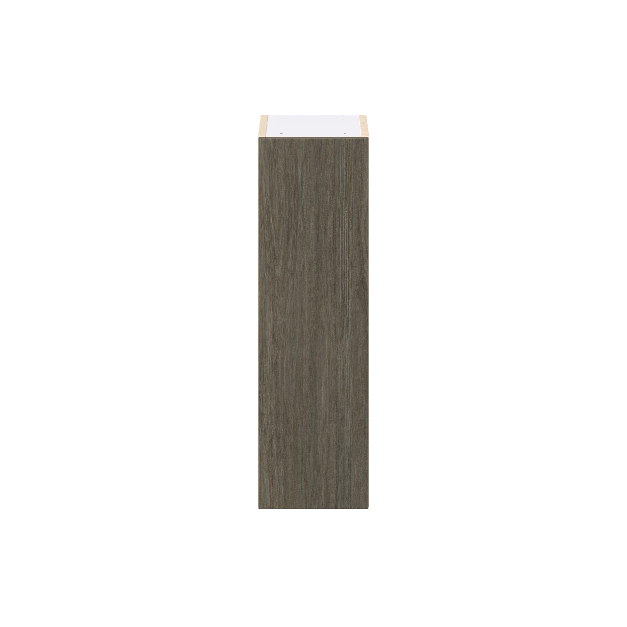 Glenwood 9 in. Burnt Walnut Door Wall Cabinet