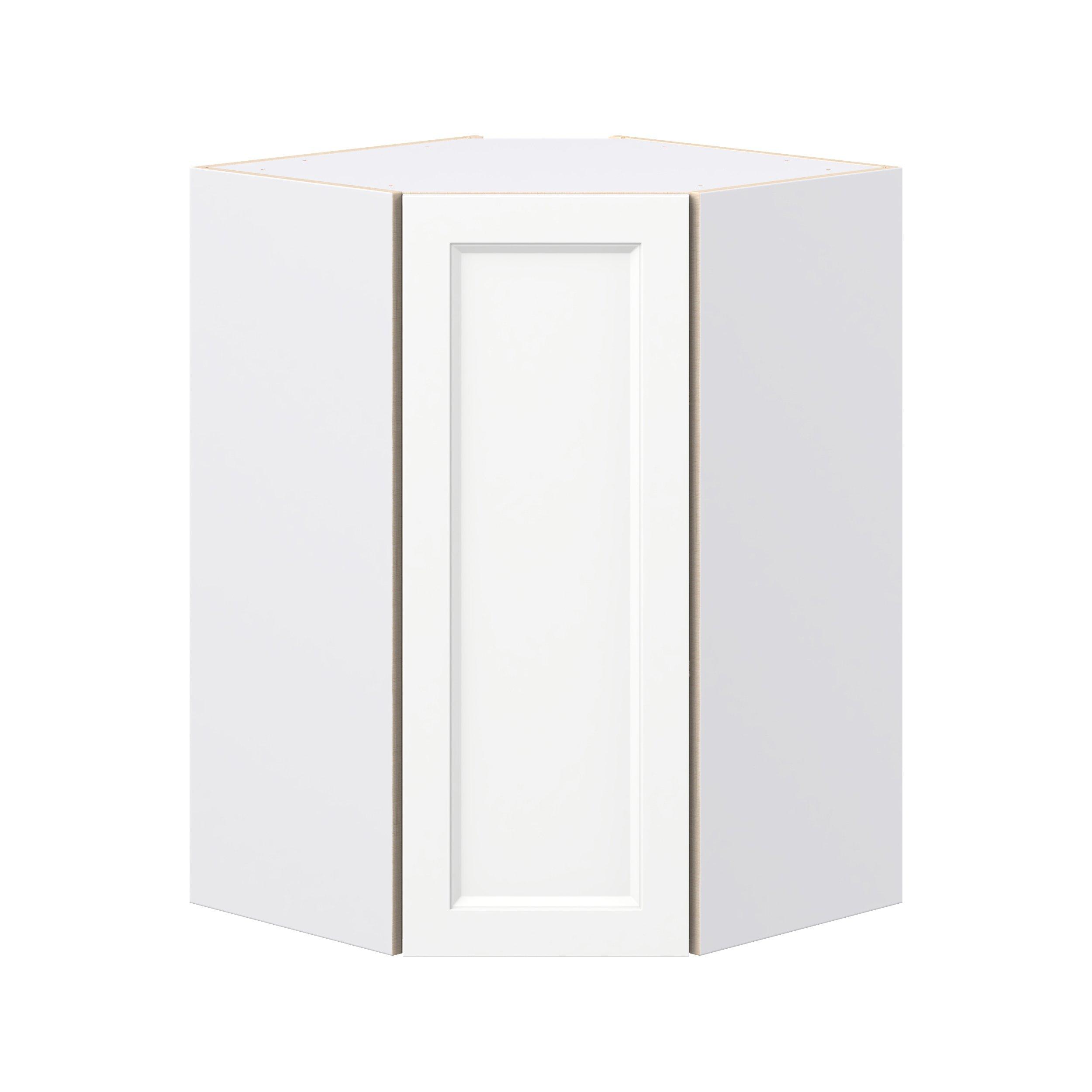 Peachtree 24 in. Painted Bright White Wall Angle Corner Cabinet