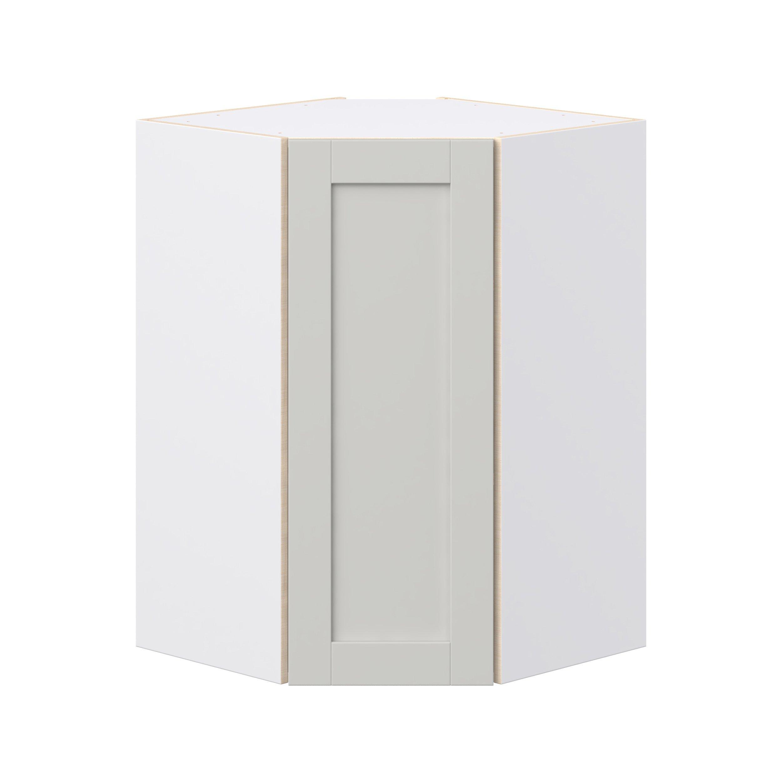 Summerhill 24 in. Light Gray Wall Angle Corner Cabinet