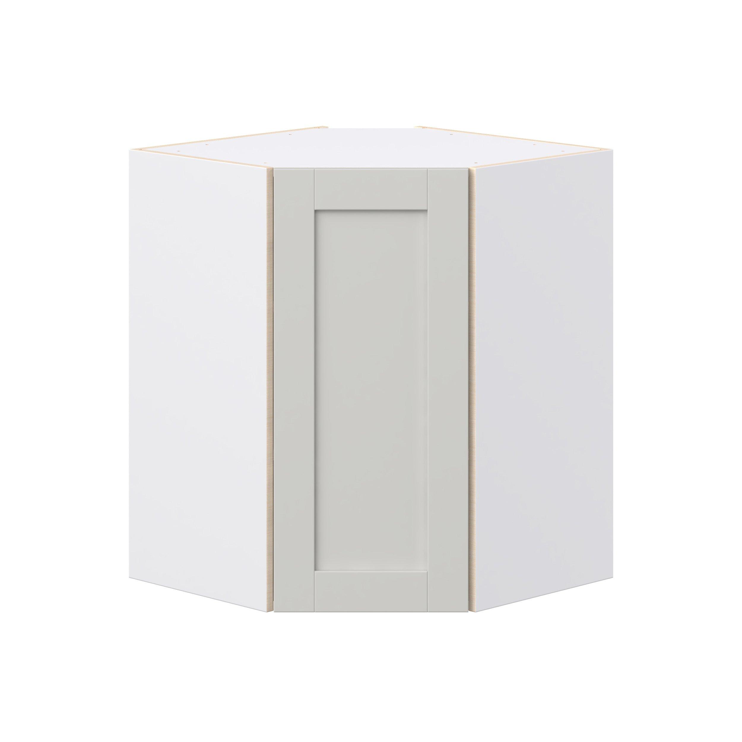 Summerhill 24 in. Light Gray Wall Angle Corner Cabinet