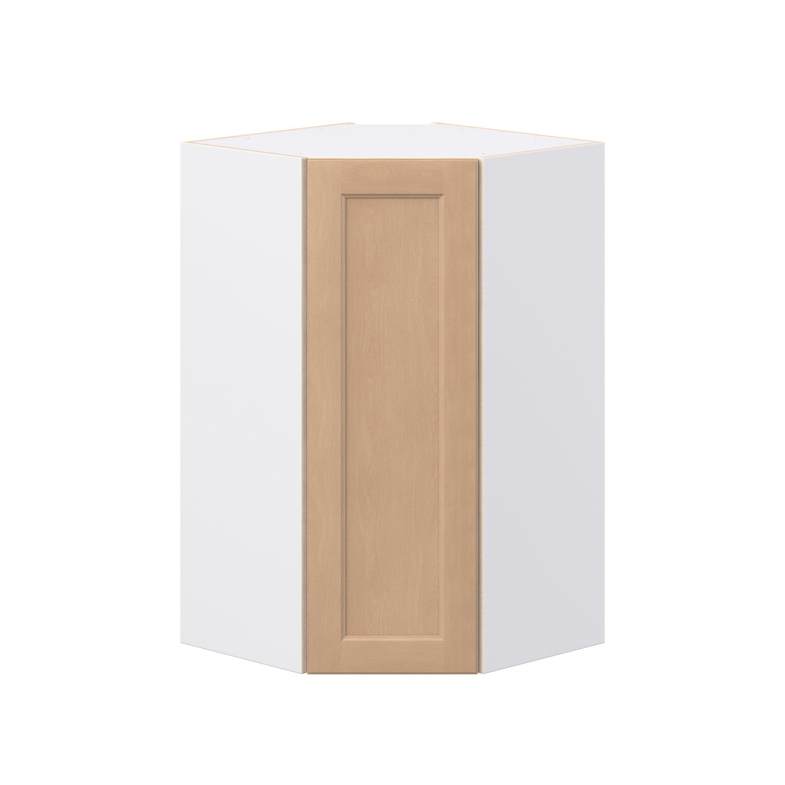 Sugarhill 24 in. Stained Sugar Cookie Wall Angle Corner Cabinet