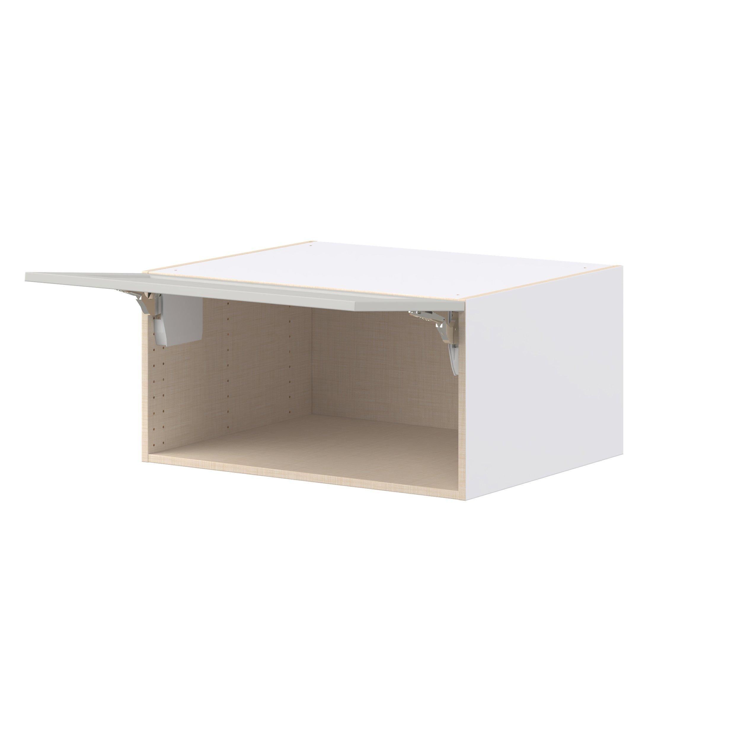 Lenox 30 in. Painted Light Gray Lift Up Wall Cabinet