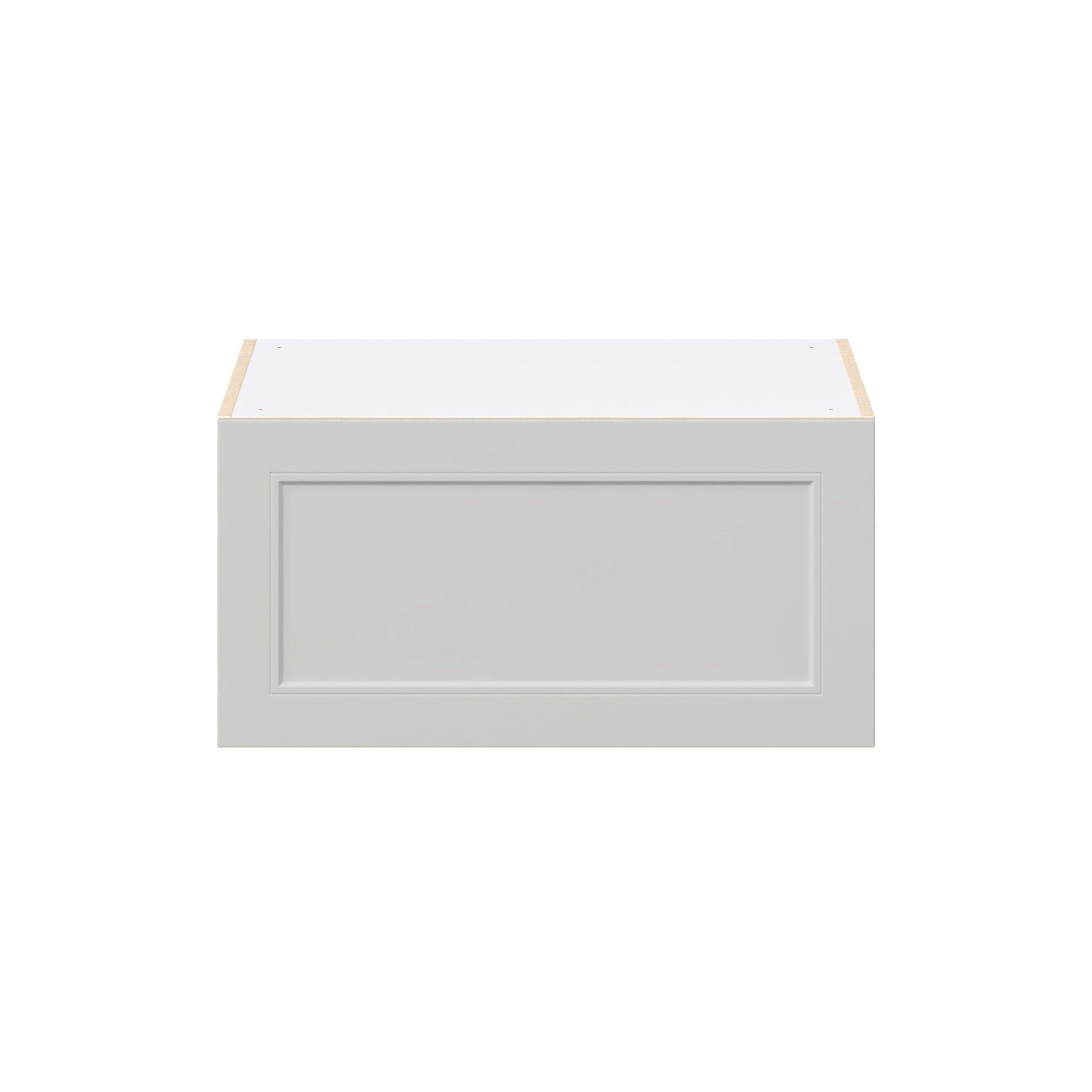 Lenox 30 in. Painted Light Gray Lift Up Wall Cabinet