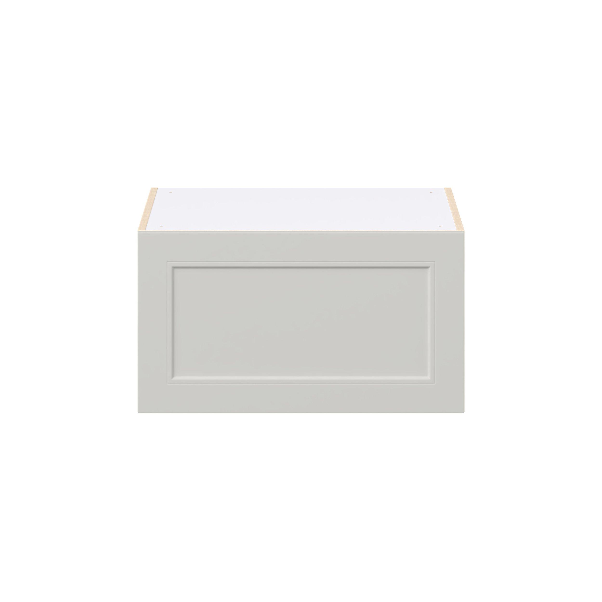 Lenox 27 in. Painted Light Gray Lift Up Wall Cabinet