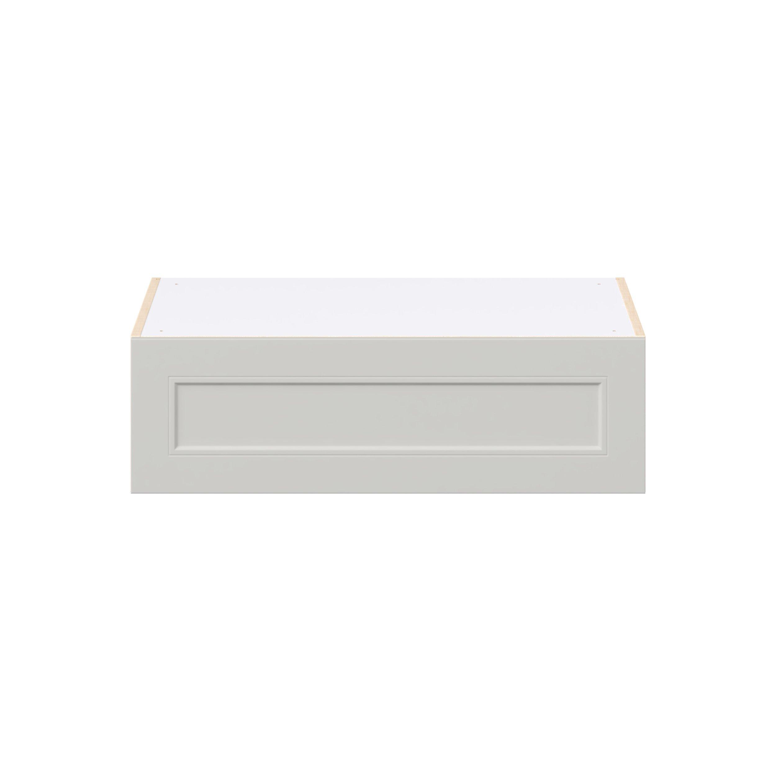 Lenox 33 in. Painted Light Gray Lift Up Wall Cabinet