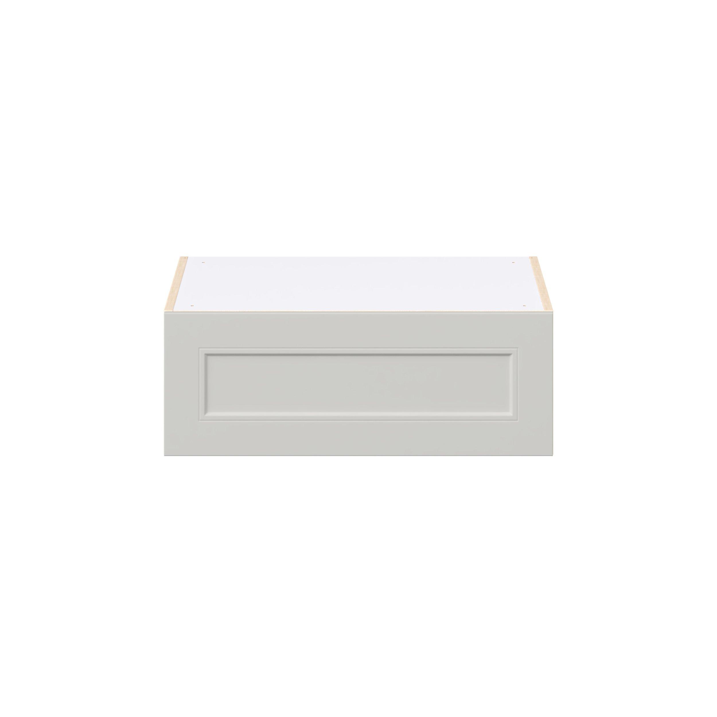 Lenox 27 in. Painted Light Gray Lift Up Wall Cabinet