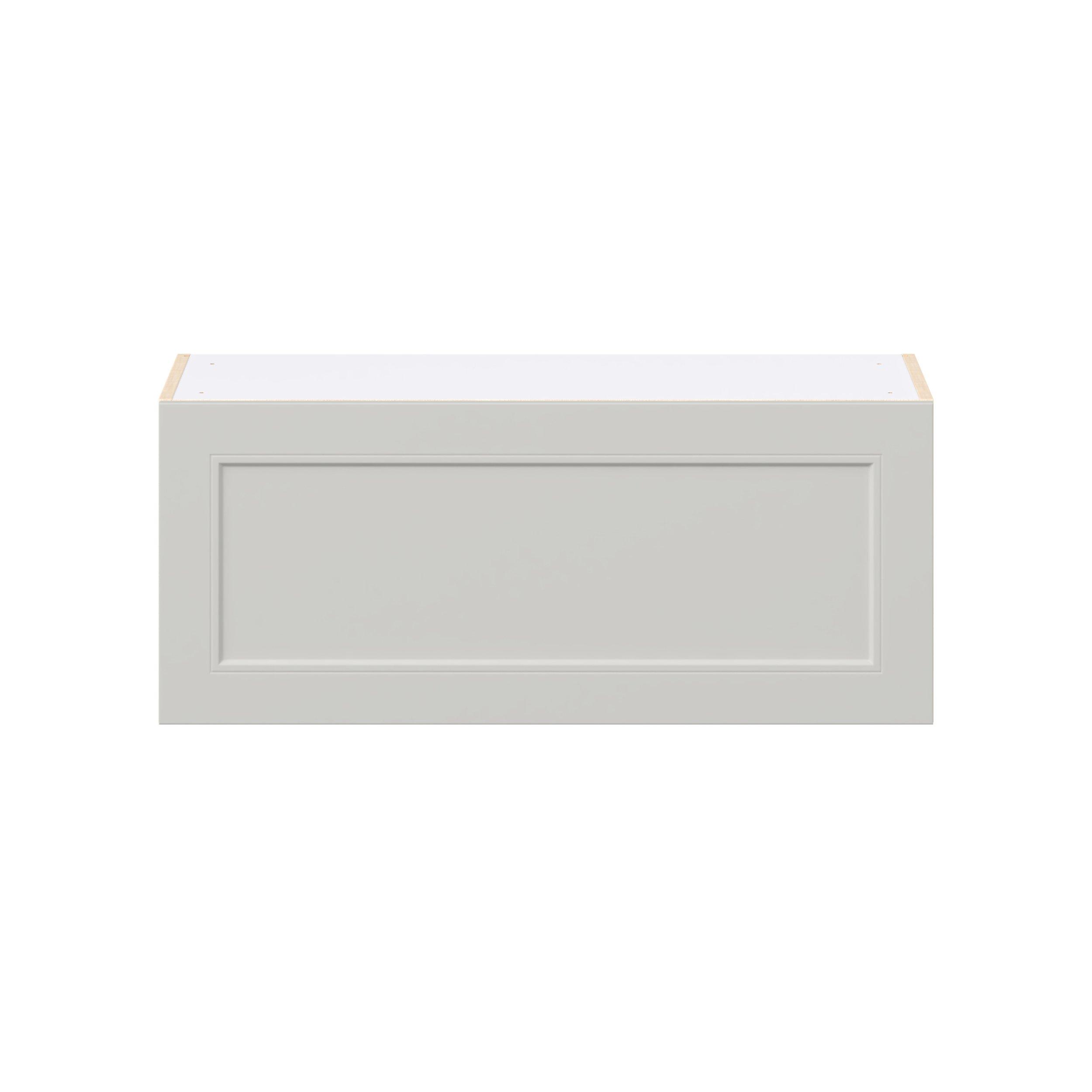 Lenox 36 in. Painted Light Gray Lift Up Wall Cabinet