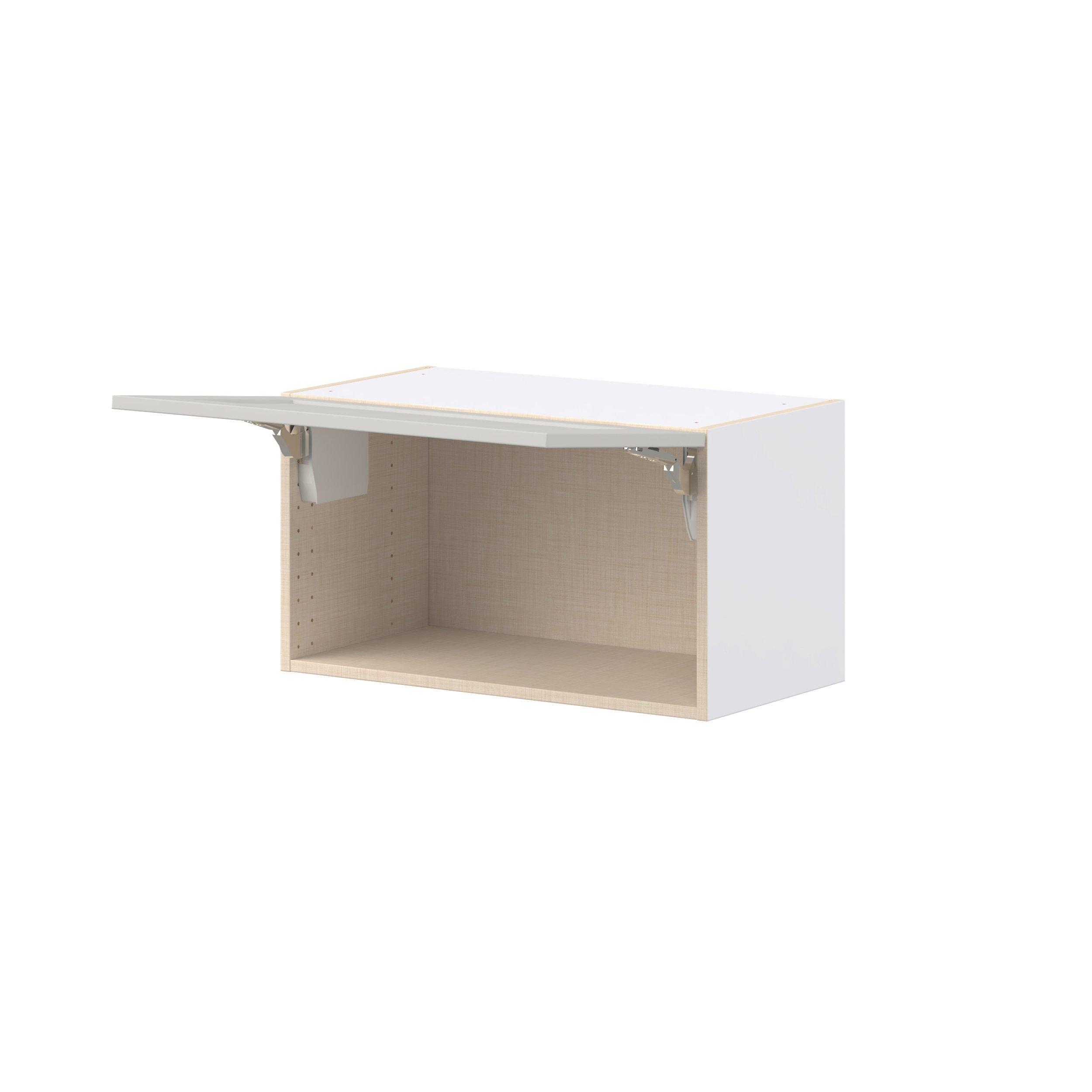 Lenox 27 in. Painted Light Gray Lift Up Wall Cabinet