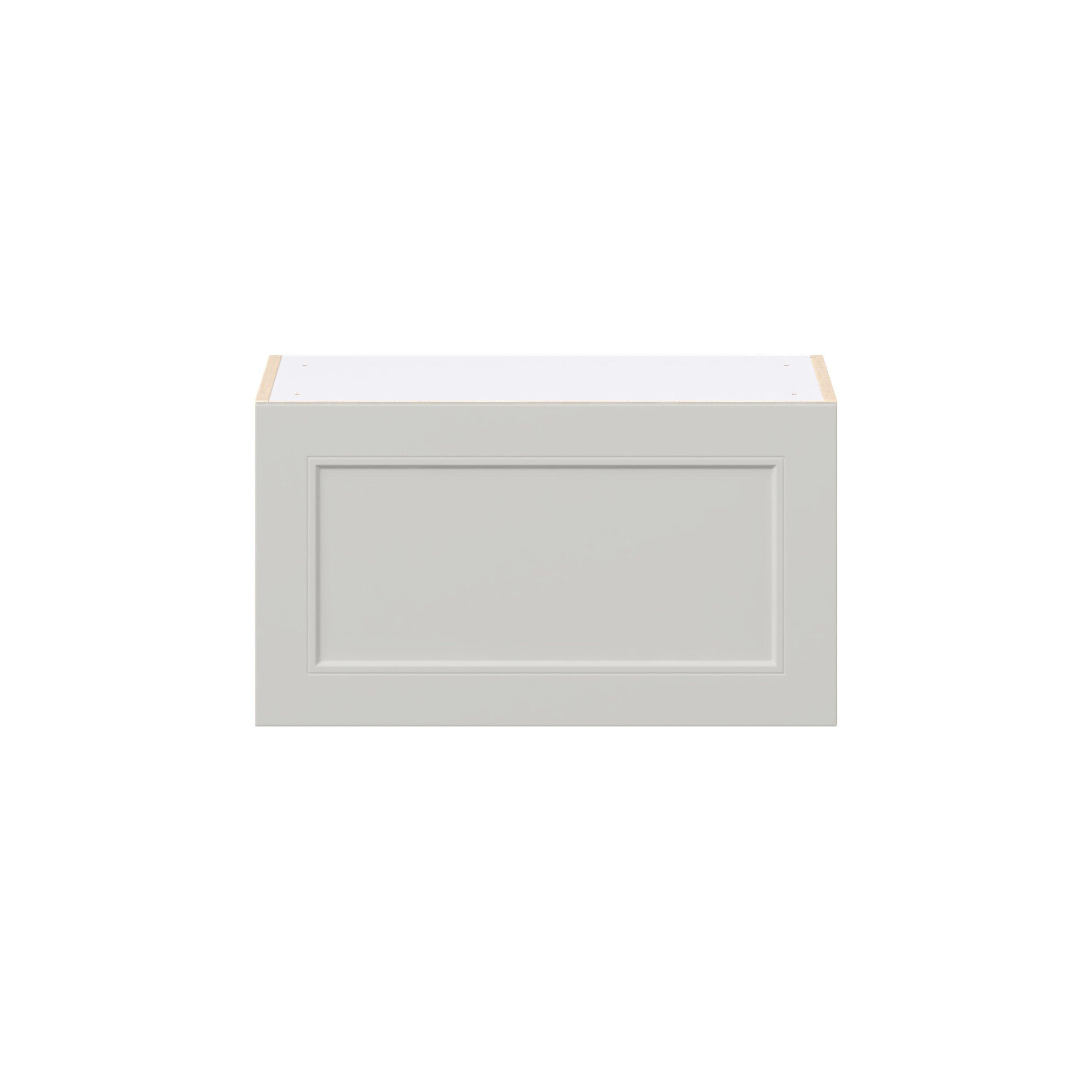 Lenox 27 in. Painted Light Gray Lift Up Wall Cabinet