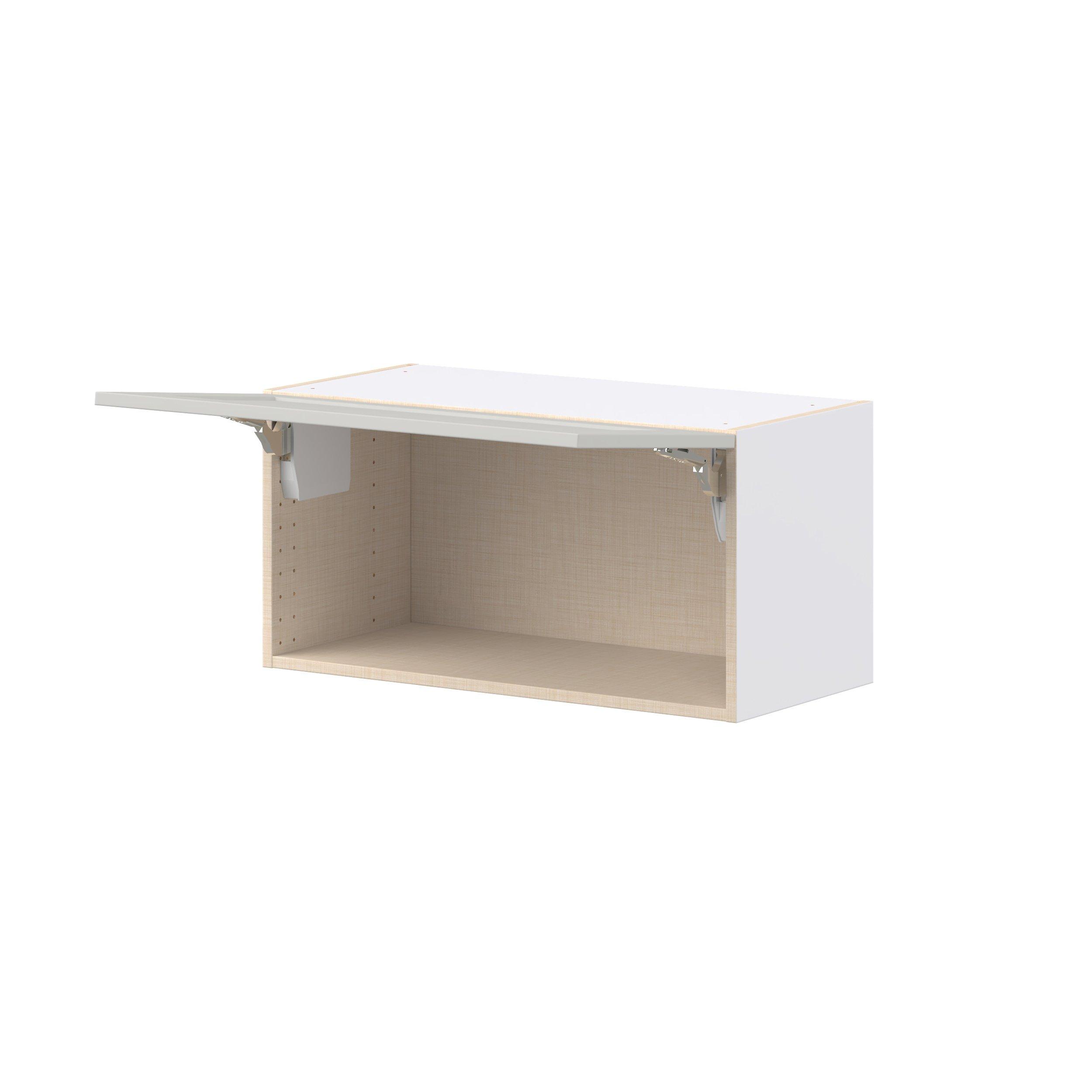 Lenox 30 in. Painted Light Gray Lift Up Wall Cabinet