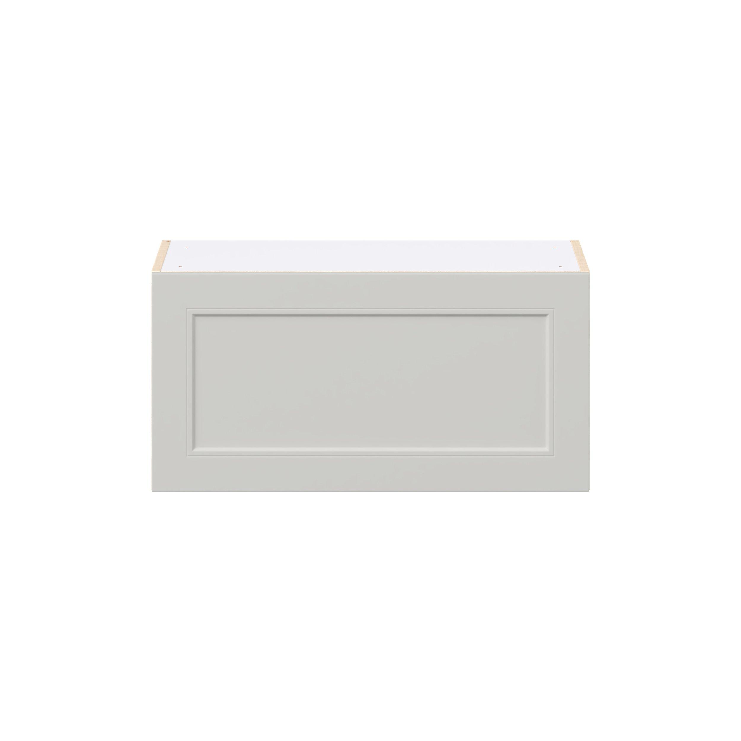 Lenox 30 in. Painted Light Gray Lift Up Wall Cabinet