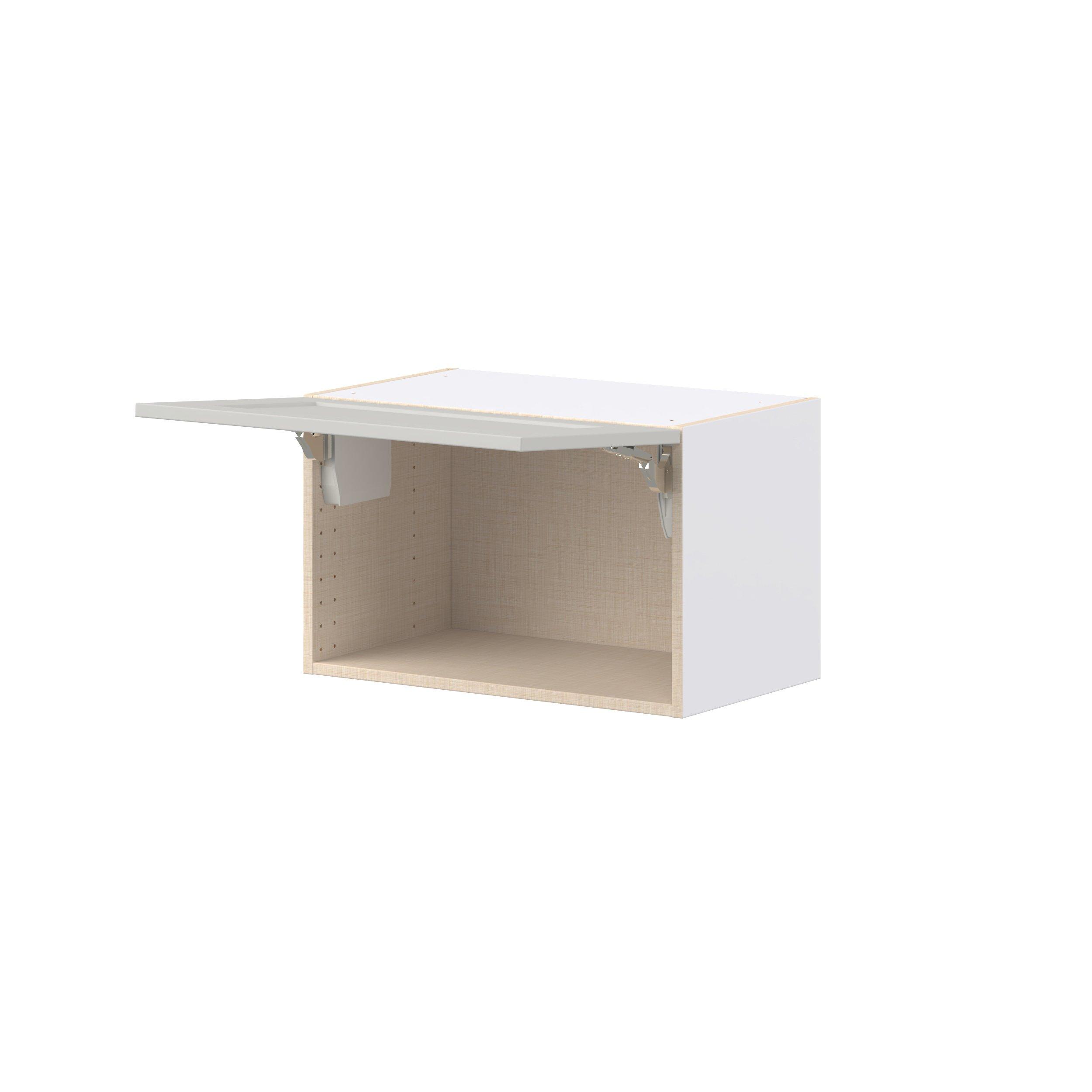 Lenox 24 in. Painted Light Gray Lift Up Wall Cabinet