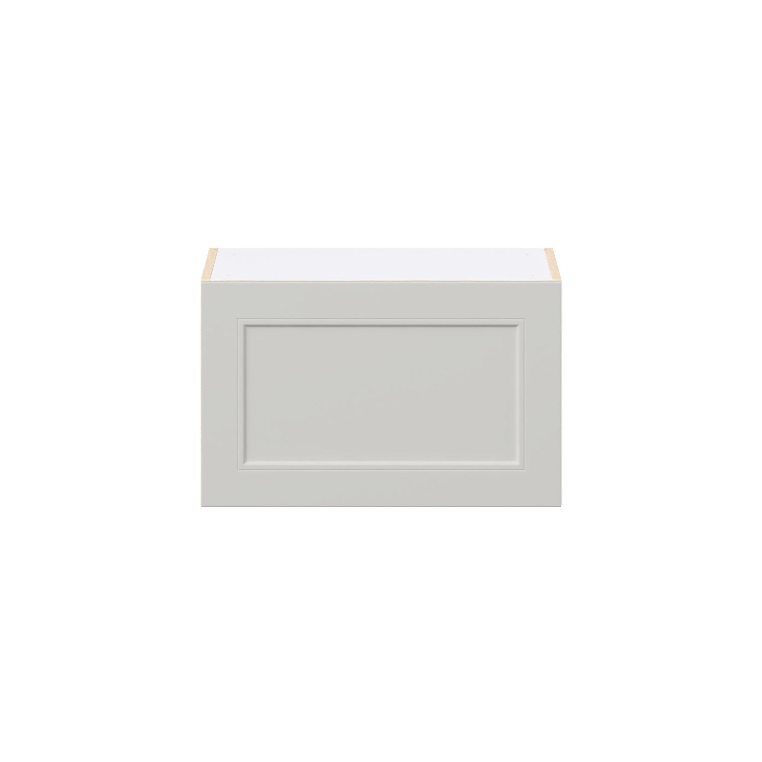 Lenox 24 in. Painted Light Gray Lift Up Wall Cabinet