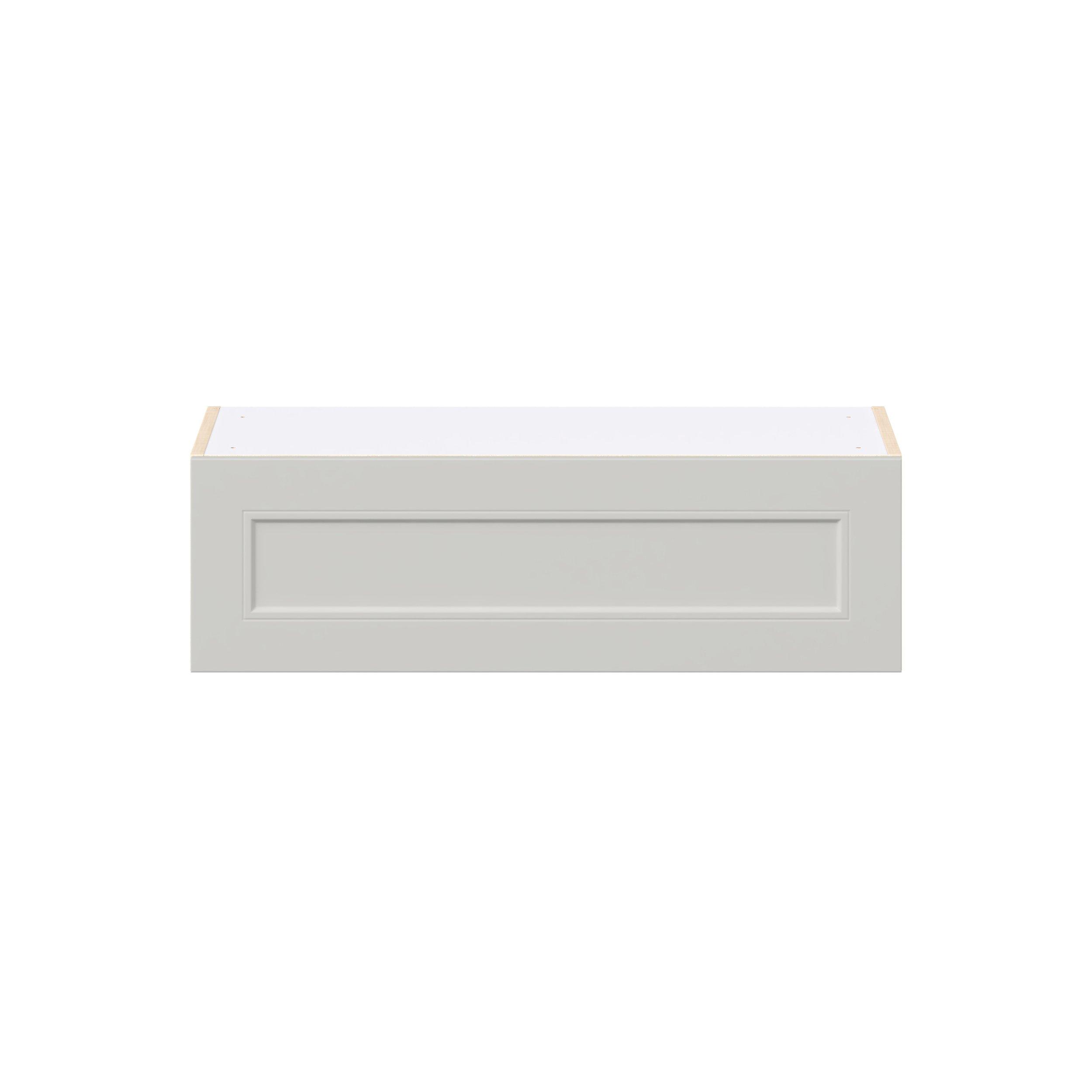 Lenox 33 in. Painted Light Gray Lift Up Wall Cabinet