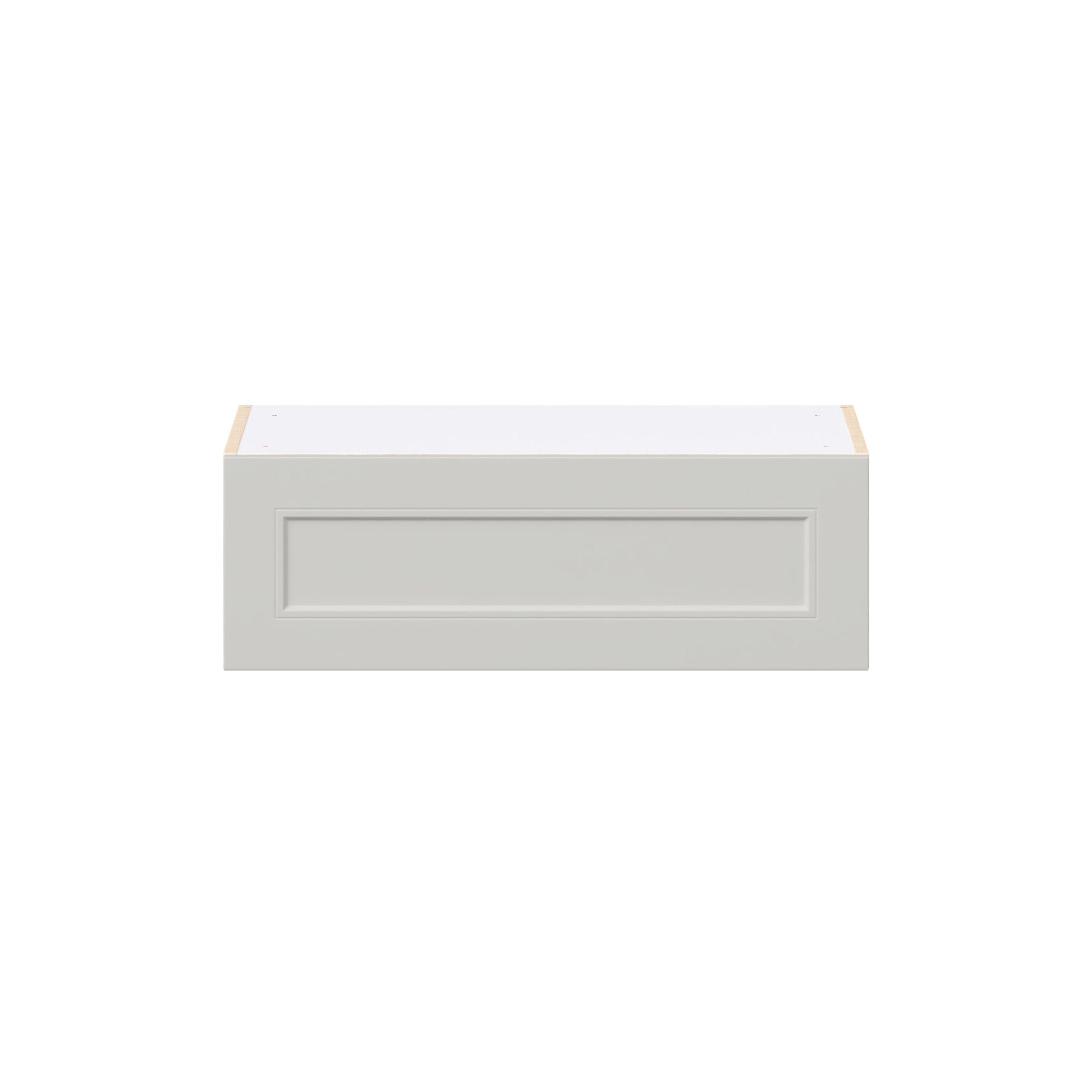Lenox 30 in. Painted Light Gray Lift Up Wall Cabinet
