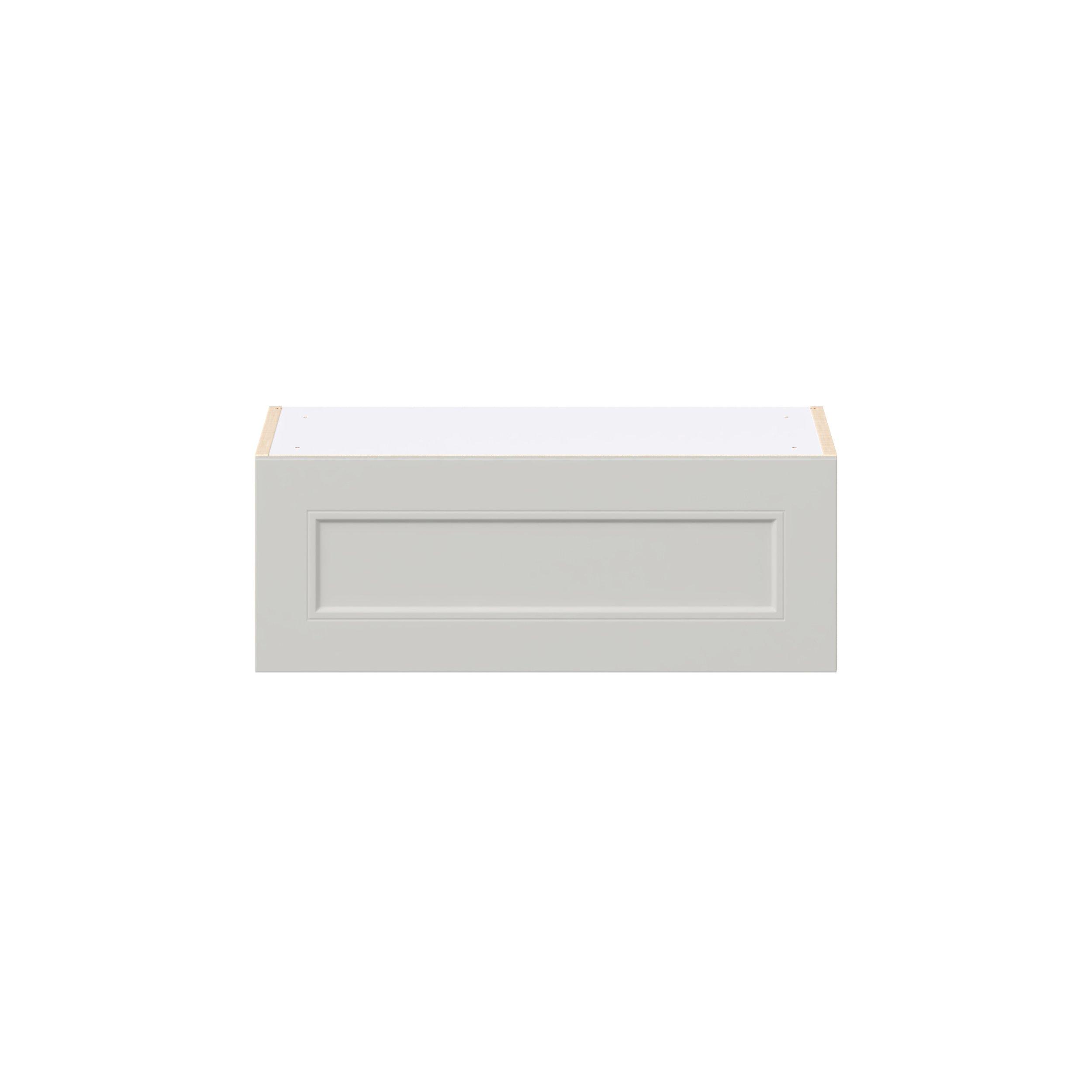 Lenox 27 in. Painted Light Gray Lift Up Wall Cabinet