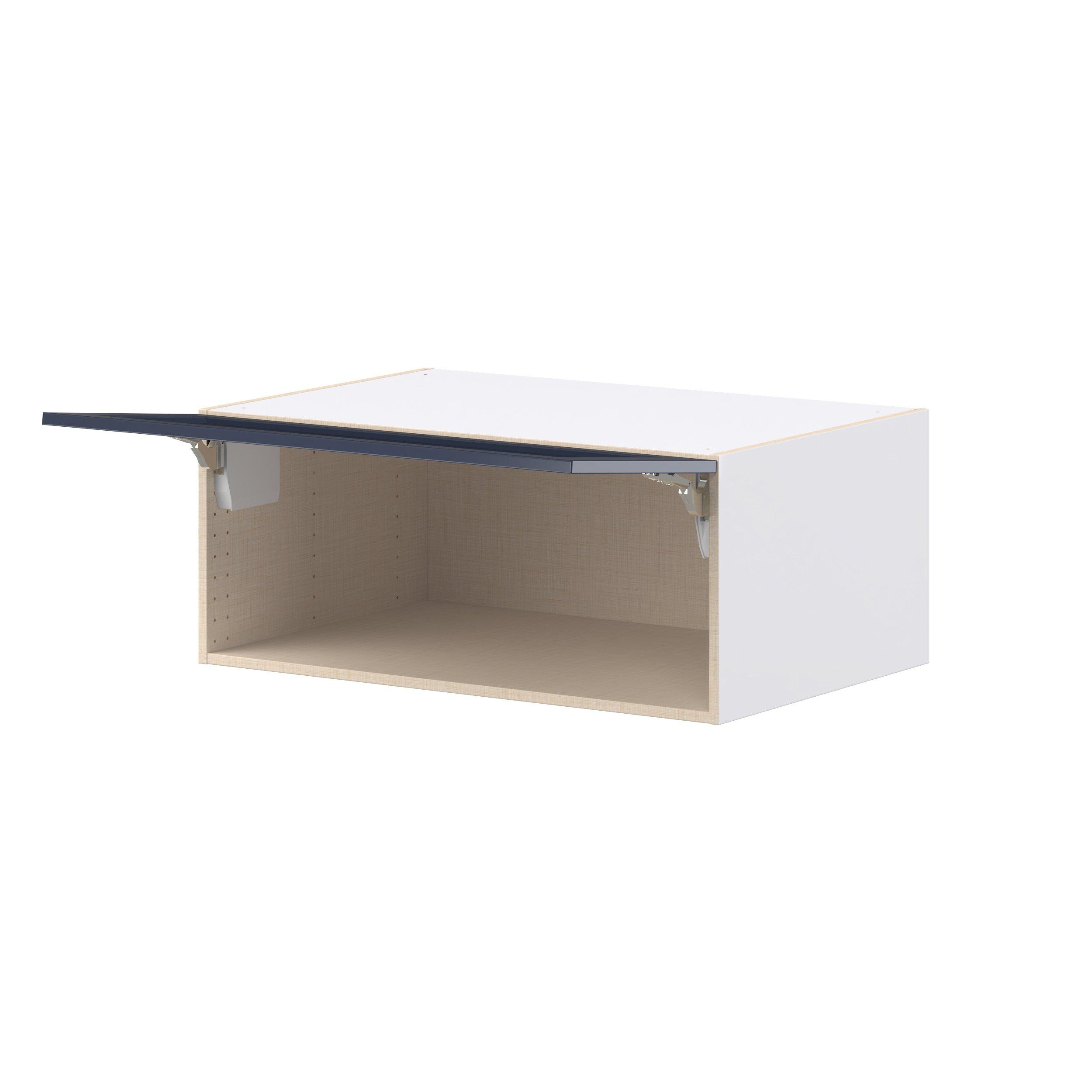 Peachtree 36 in. Painted Midnight Blue Lift Up Wall Cabinet