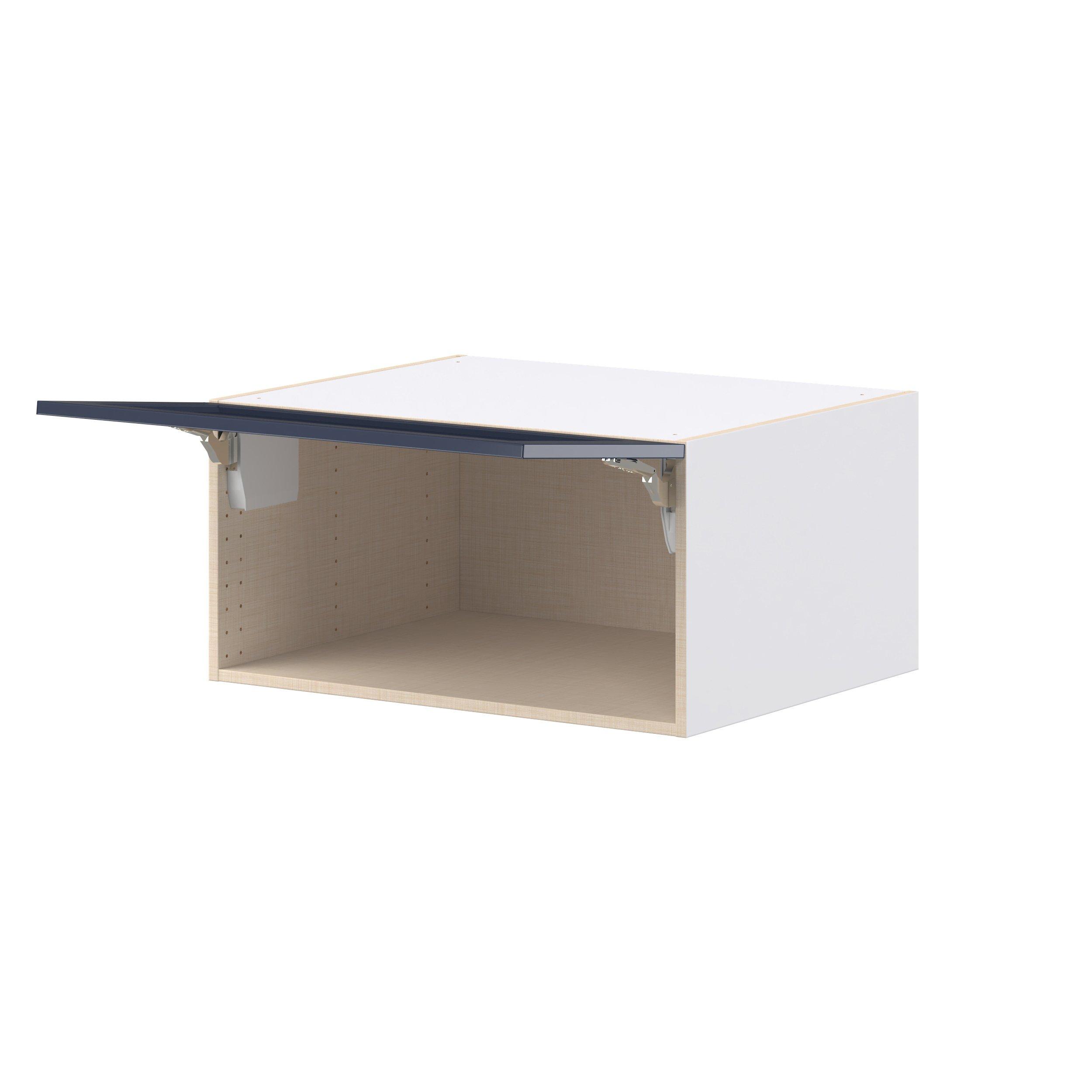 Peachtree 30 in. Painted Midnight Blue Lift Up Wall Cabinet