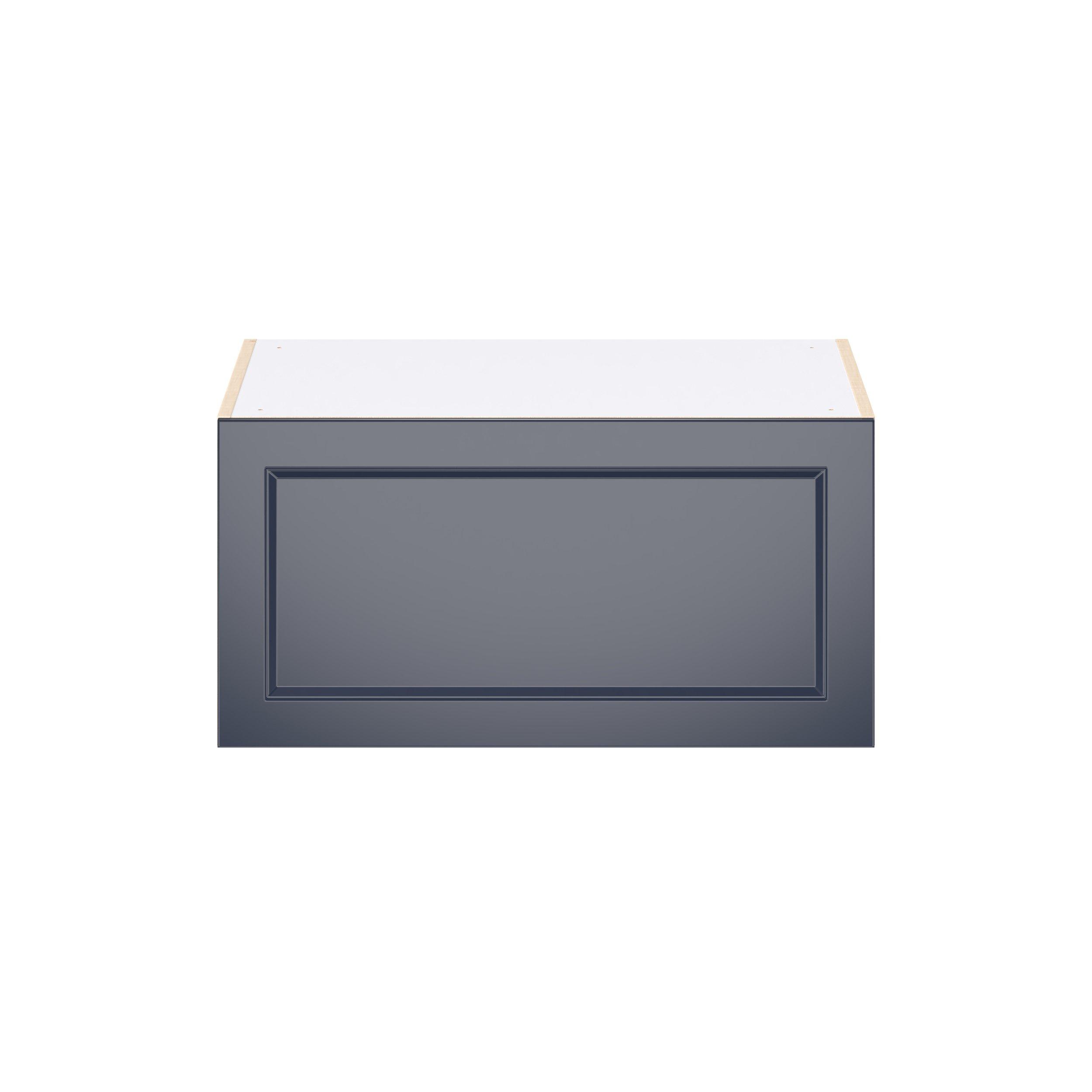 Peachtree 30 in. Painted Midnight Blue Lift Up Wall Cabinet