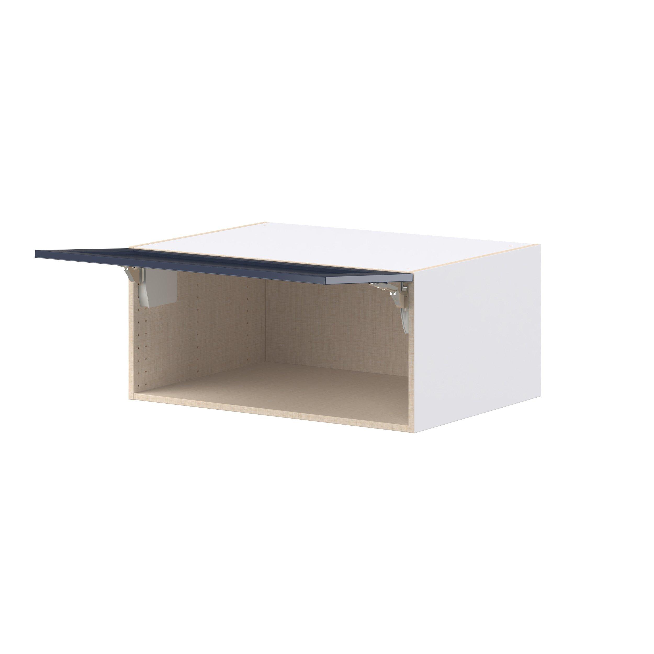 Peachtree 33 in. Painted Midnight Blue Lift Up Wall Cabinet