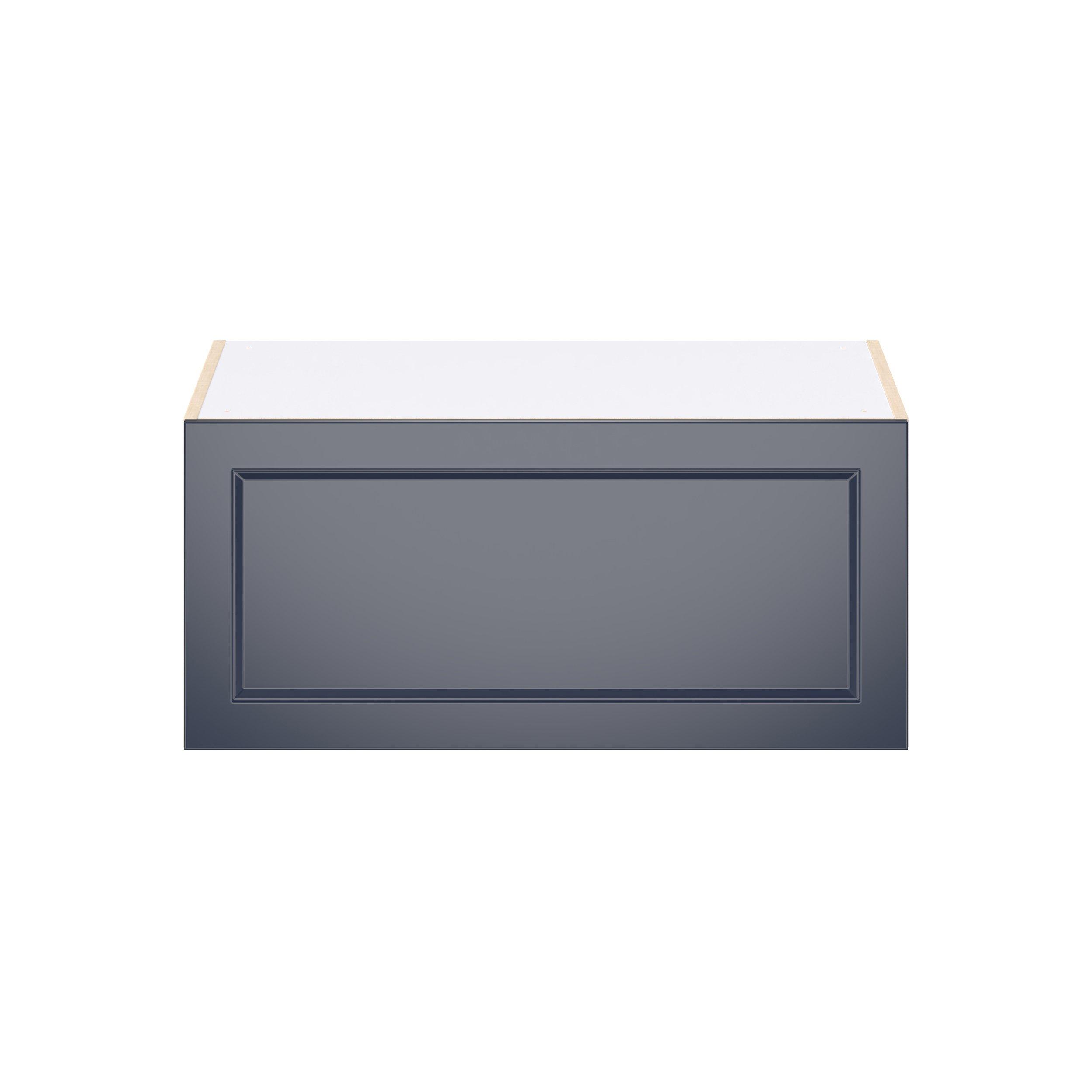 Peachtree 33 in. Painted Midnight Blue Lift Up Wall Cabinet