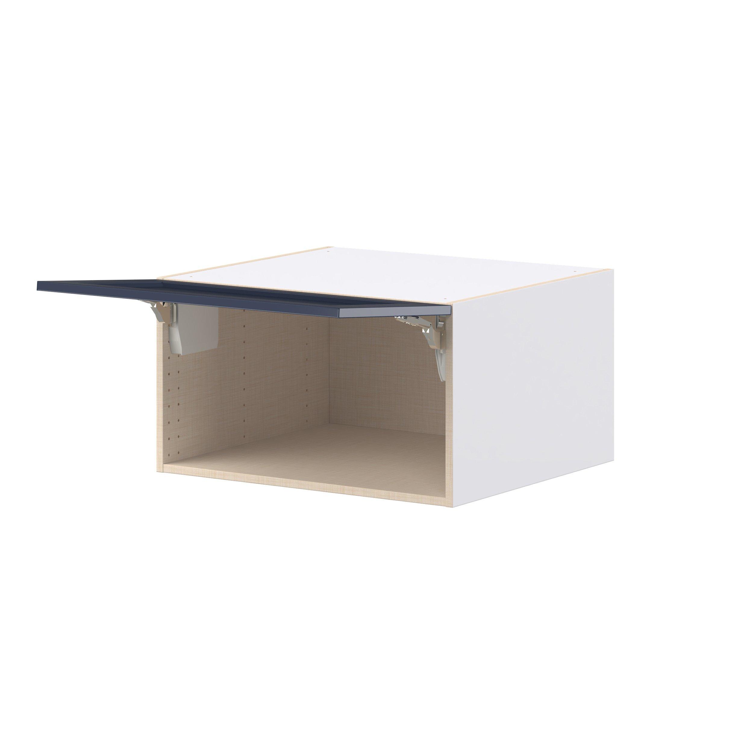 Peachtree 27 in. Painted Midnight Blue Lift Up Wall Cabinet
