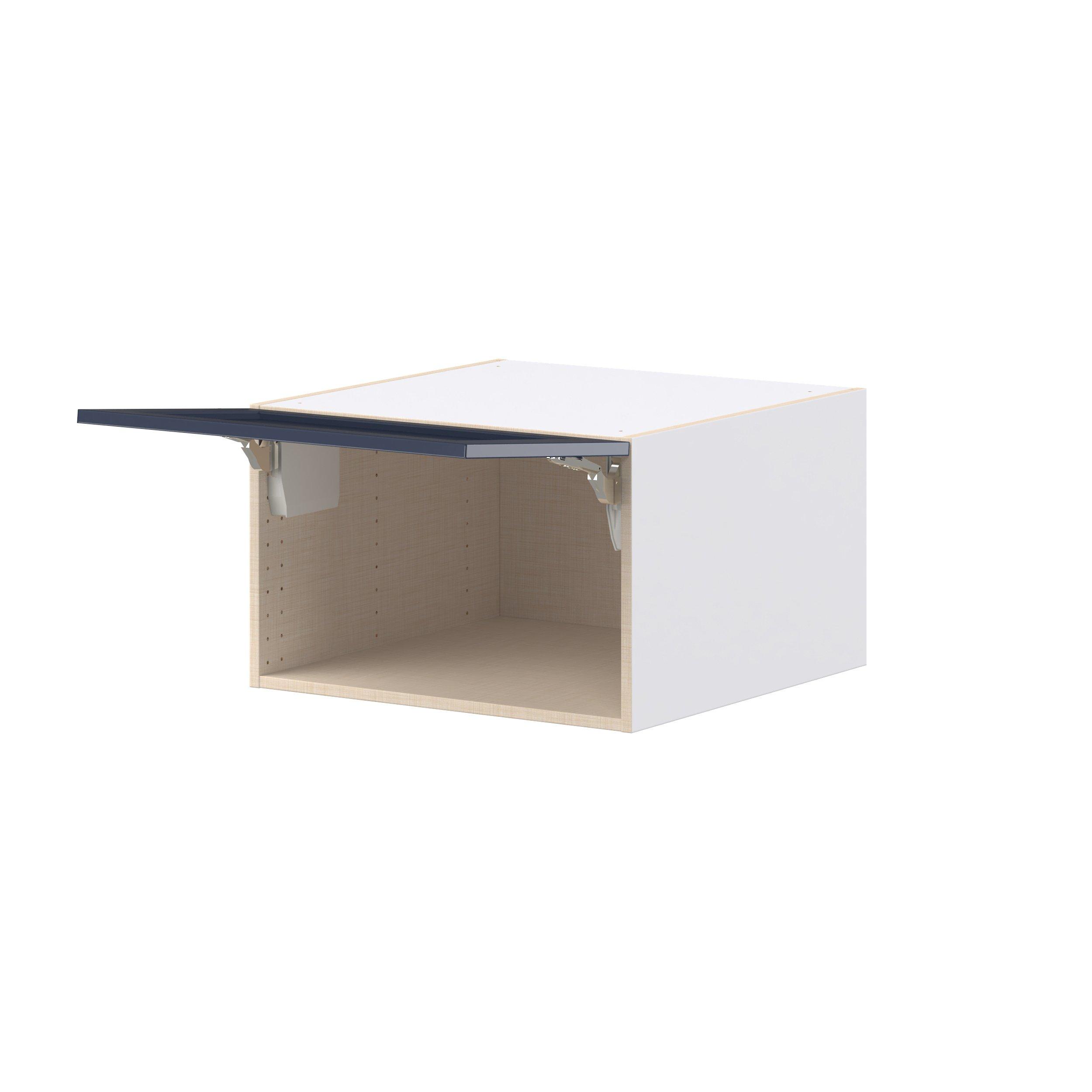 Peachtree 24 in. Painted Midnight Blue Lift Up Wall Cabinet