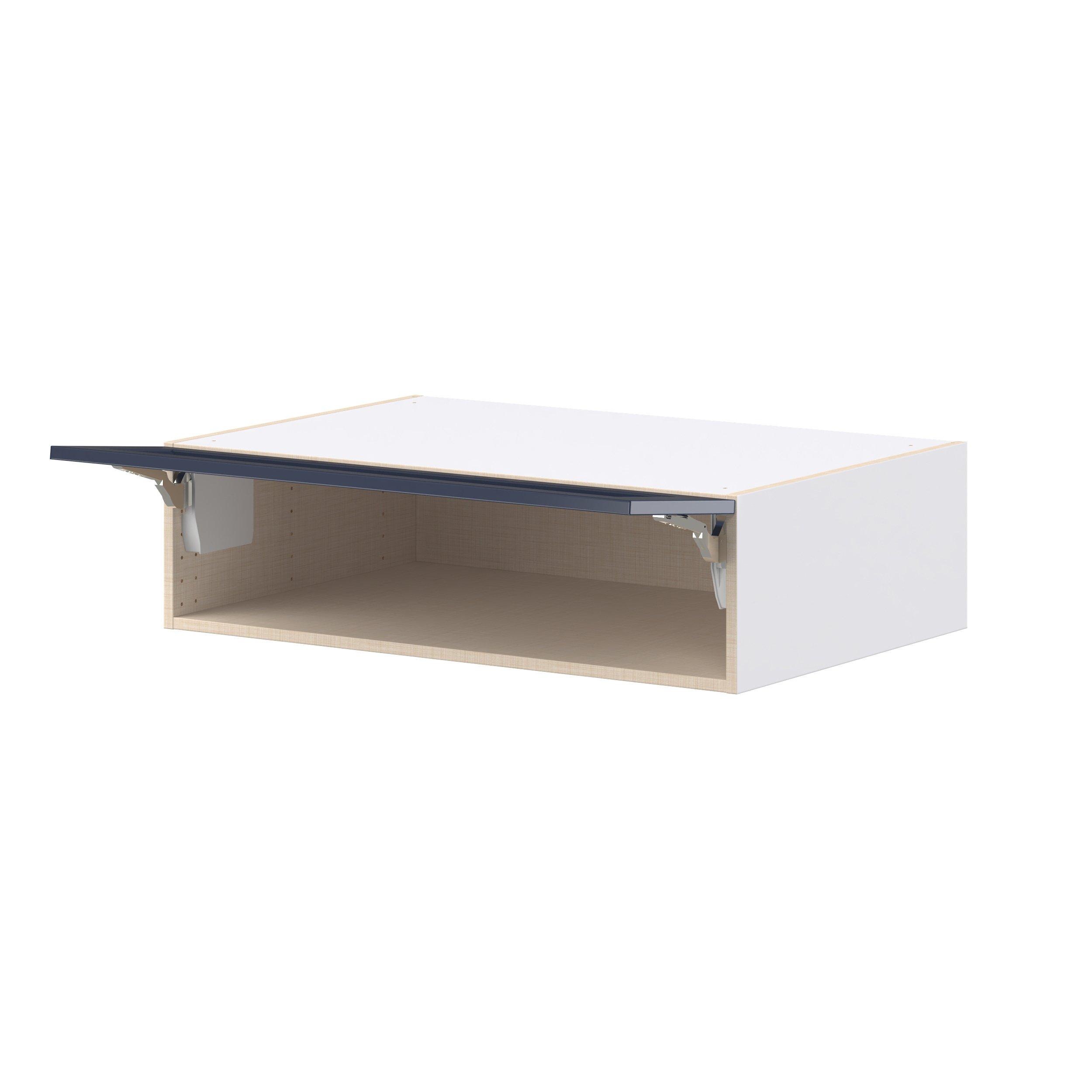 Peachtree 36 in. Painted Midnight Blue Lift Up Wall Cabinet
