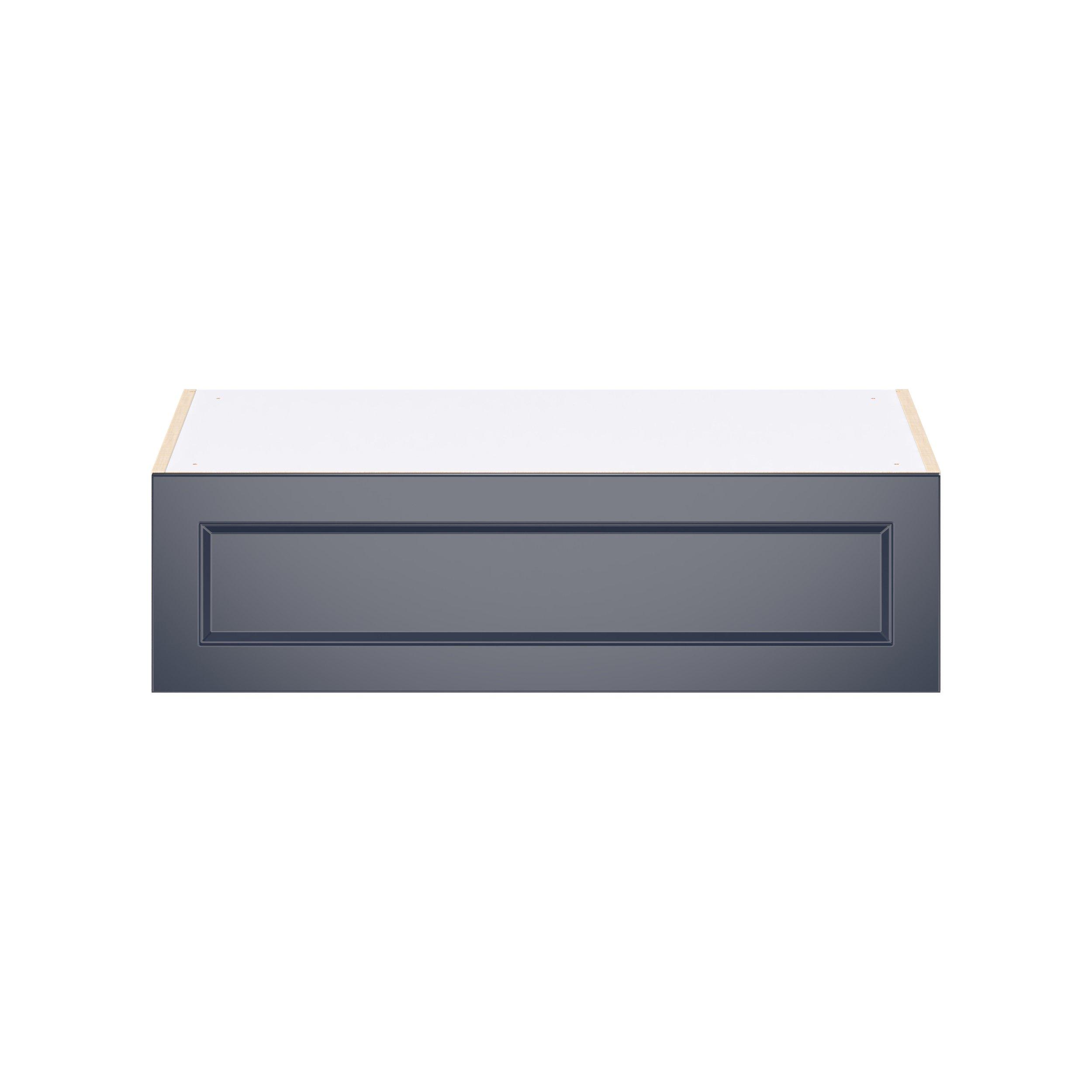 Peachtree 36 in. Painted Midnight Blue Lift Up Wall Cabinet